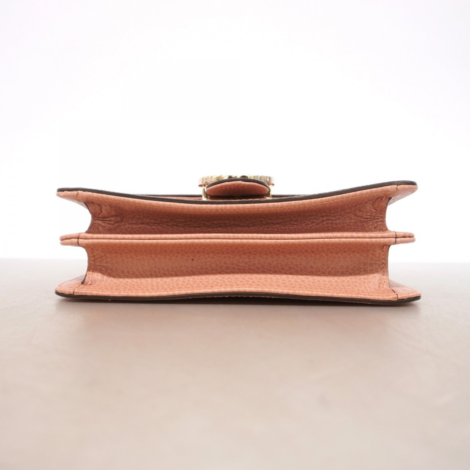 Gucci Pink Leather Shoulder Bag (Pre-Owned)