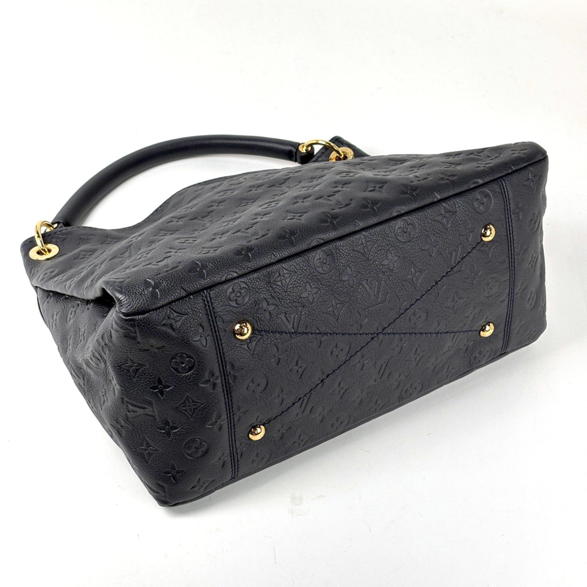 Louis Vuitton Infini Navy Monogram Empreinte Shoulder Bag (Pre-Owned)