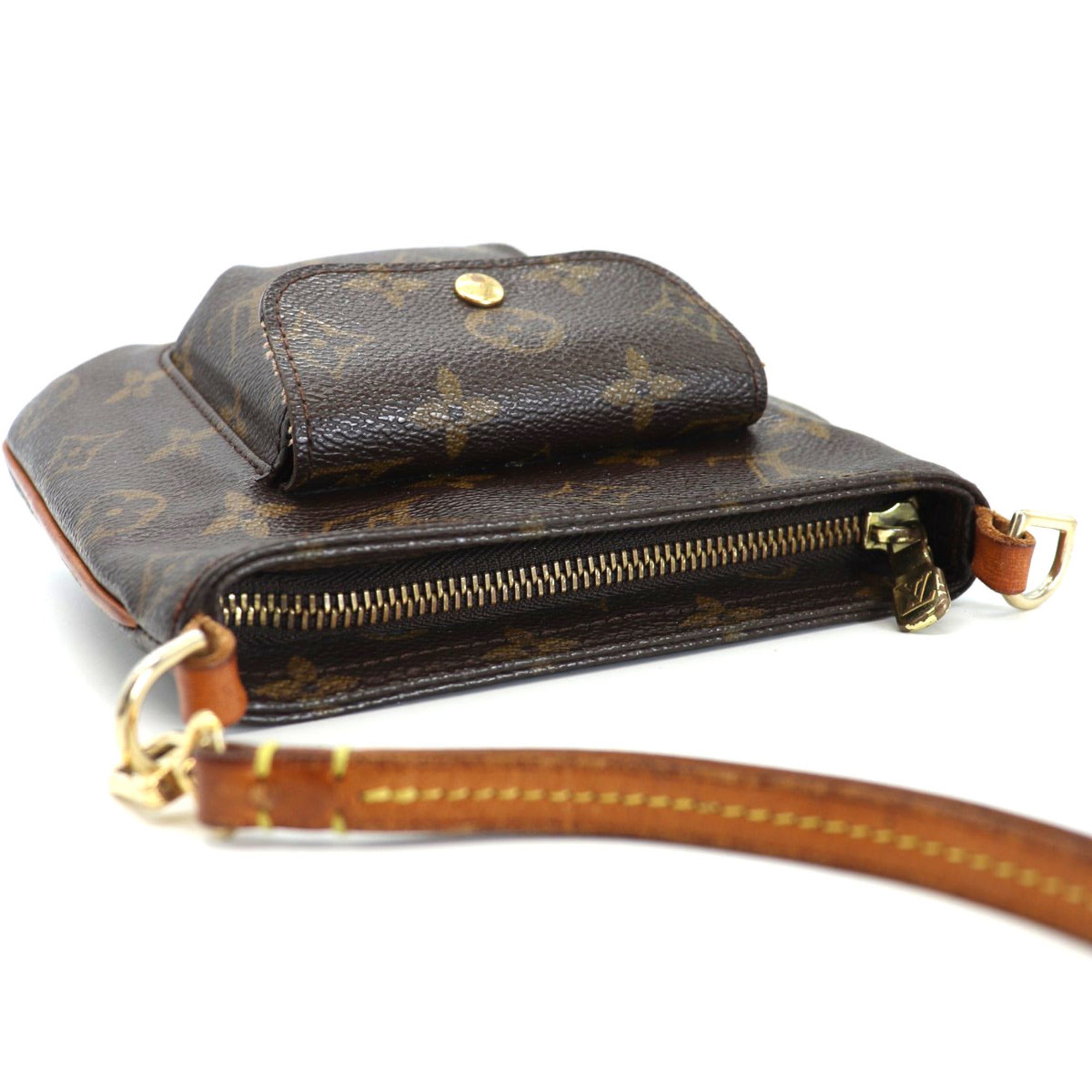 Louis Vuitton Brown Monogram Canvas Pouch (Pre-Owned)