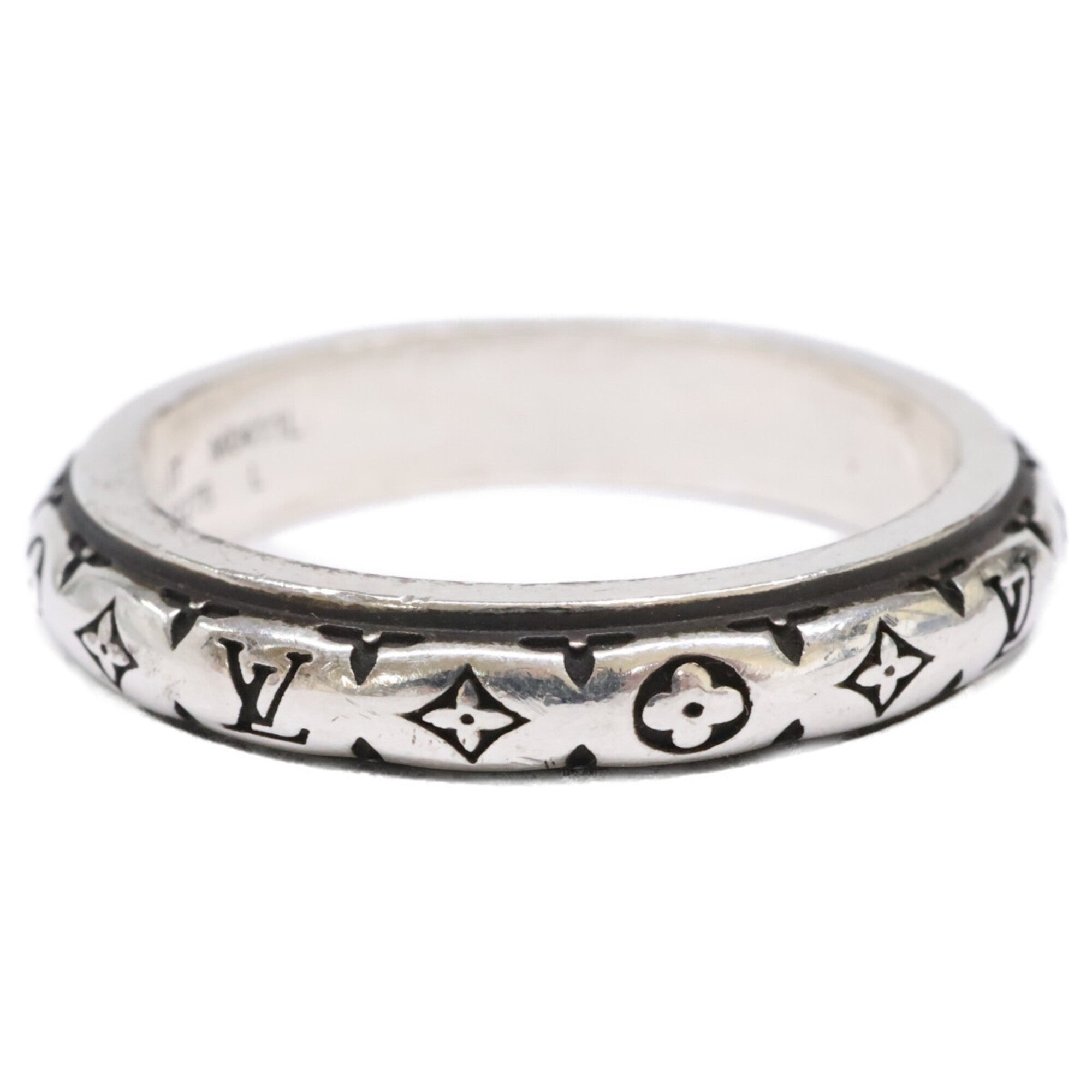 Louis Vuitton Silver Silver 925 Band Ring (Pre-Owned)