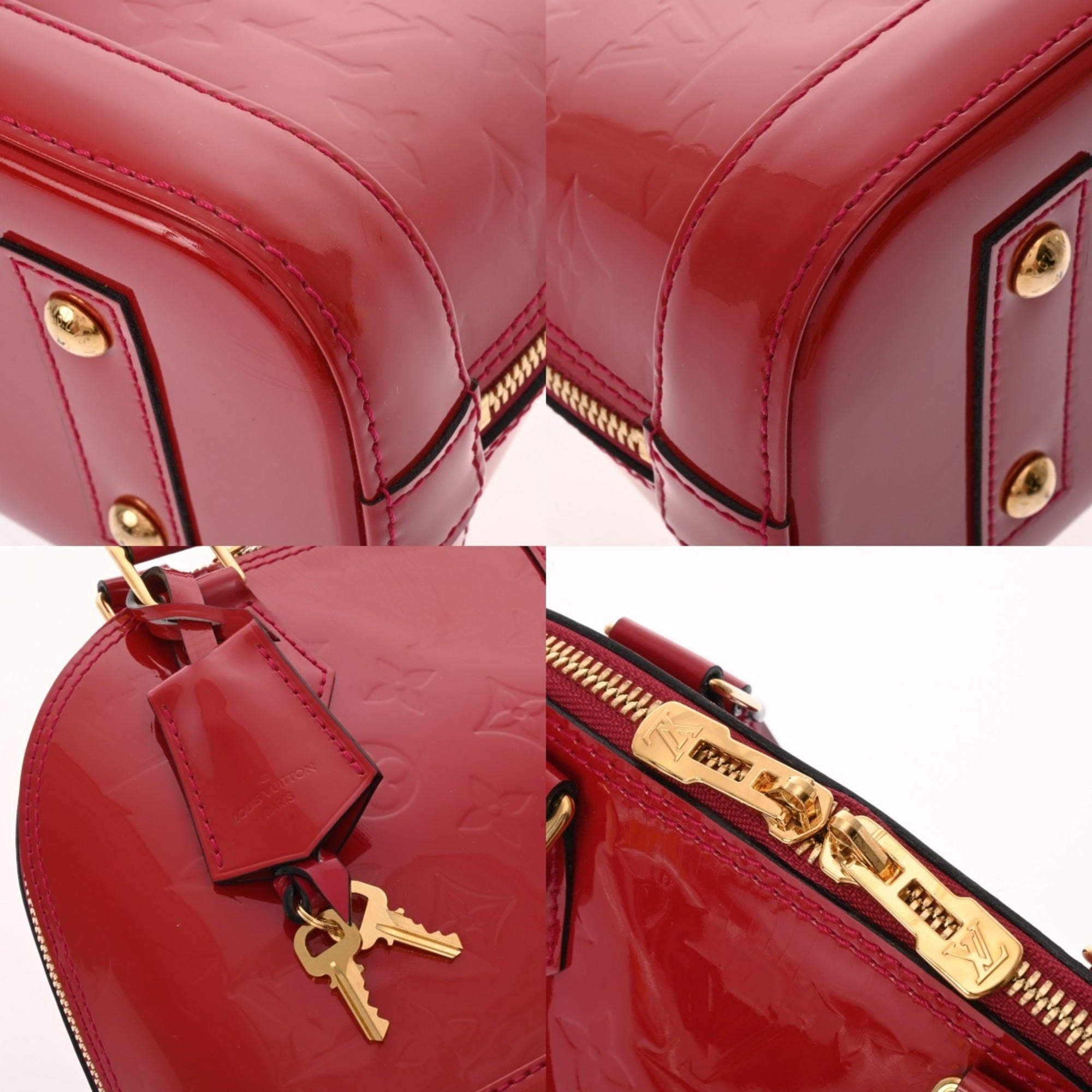 Louis Vuitton Pomme D'amour Monogram Vernis Handbag (Pre-Owned)