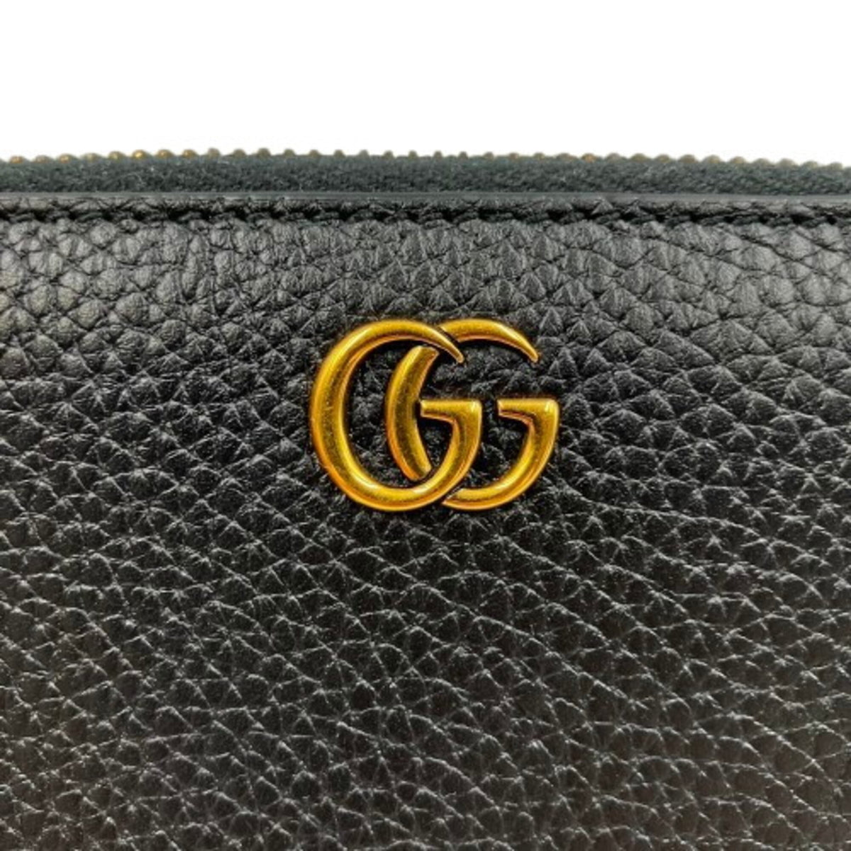Gucci Bamboo Black Long Wallet (Bi-Fold) (Pre-Owned)
