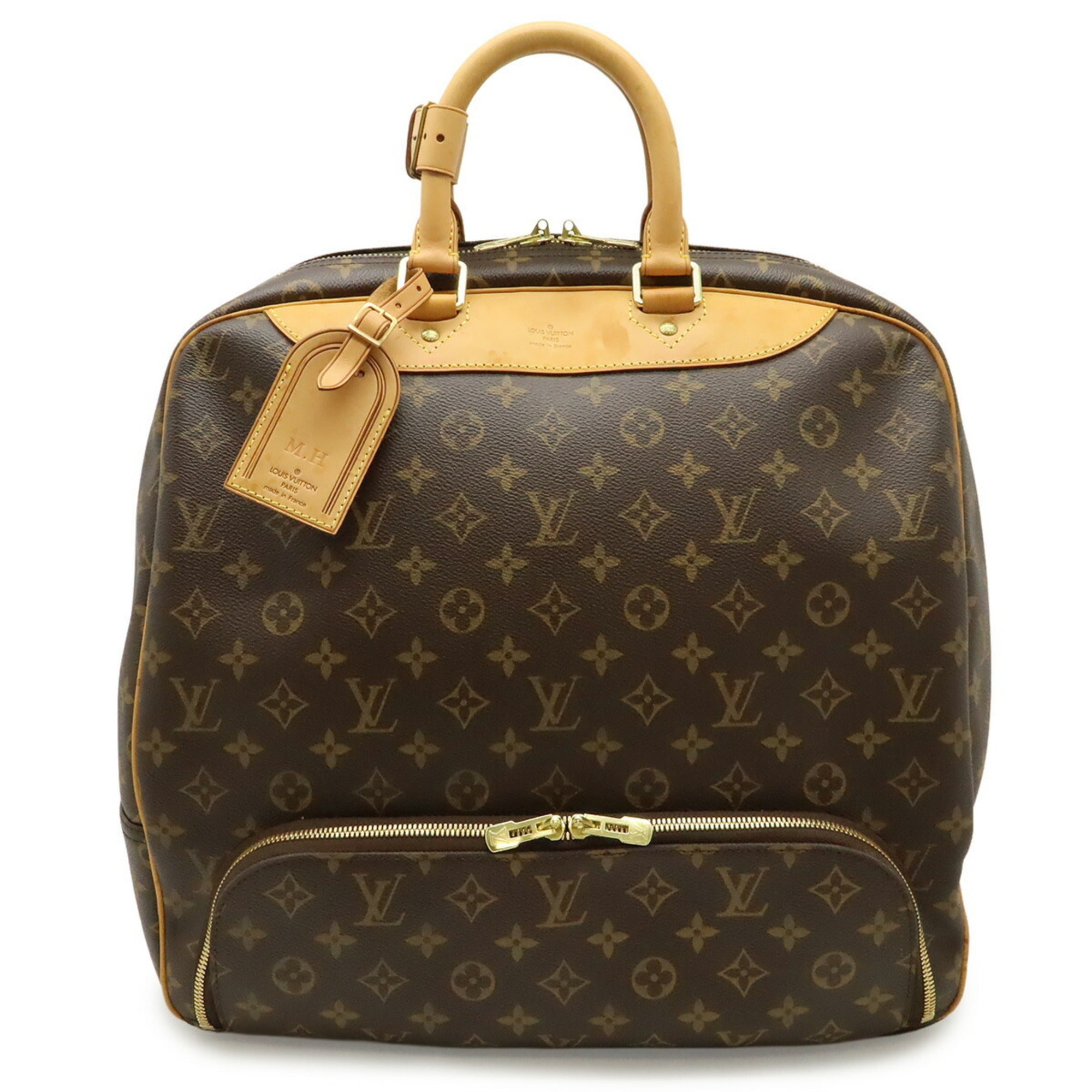 Louis Vuitton Brown Monogram Monogram Canvas Pvc Boston Bag Handbag Sports Bag (Pre-Owned)