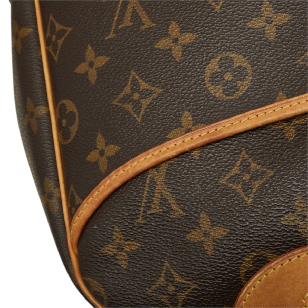 Louis Vuitton Brown Pvc Leather Handbag (Pre-Owned)