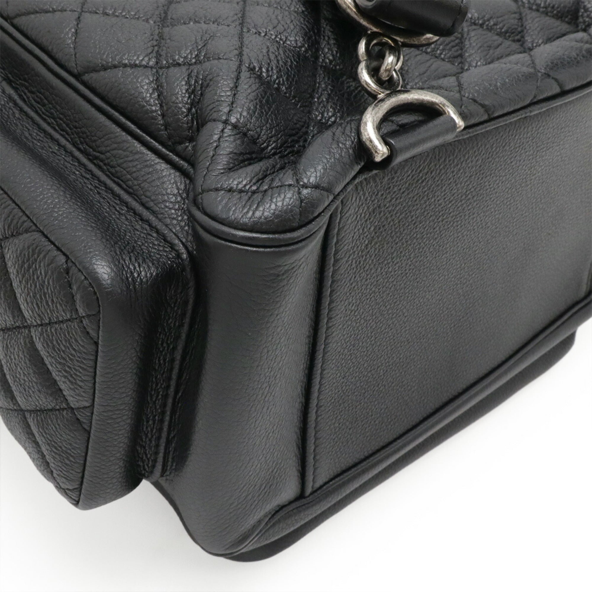 Chanel Black Leather Backpack (Pre-Owned)