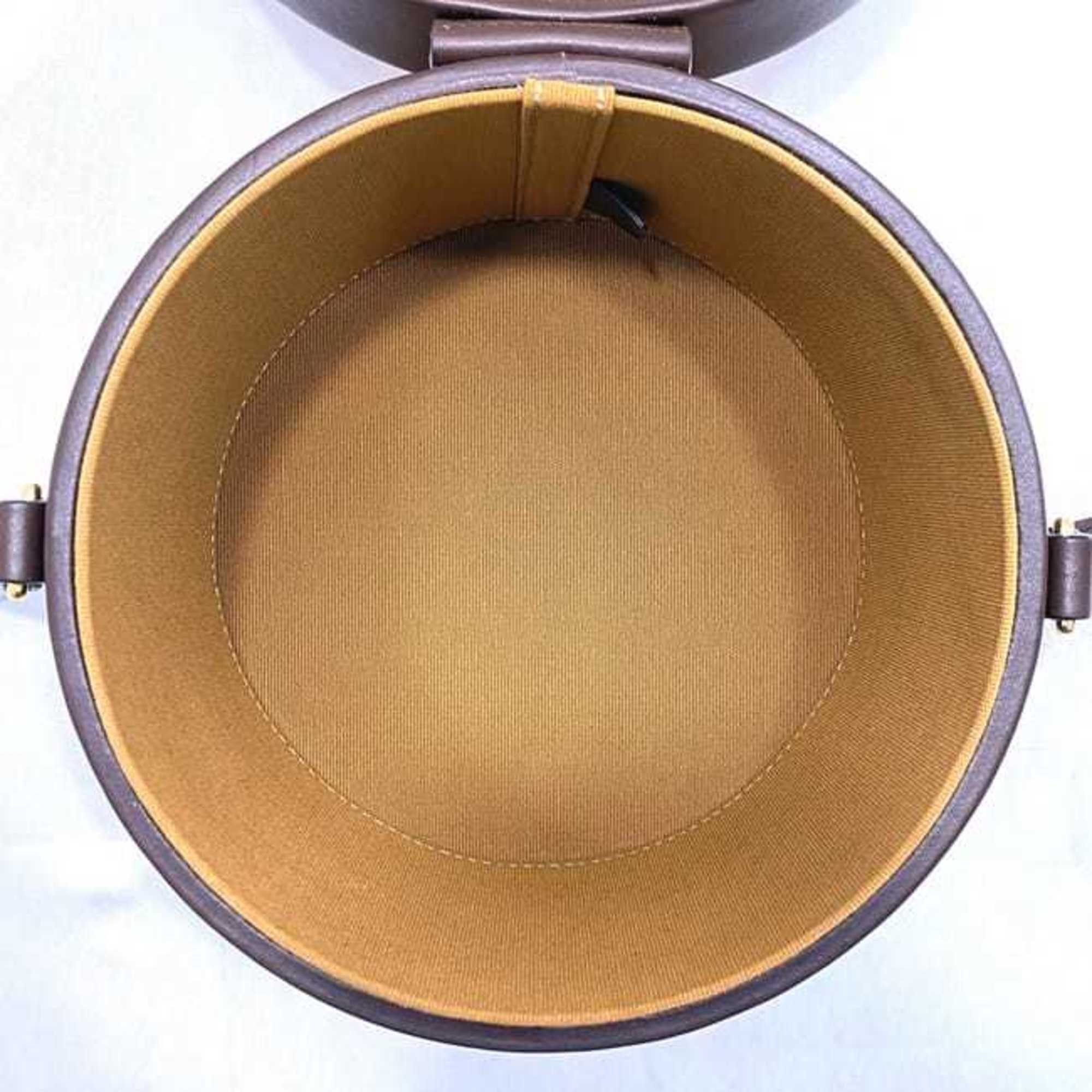 Celine Beige Brown Straw Leather Shoulder Bag (Pre-Owned)