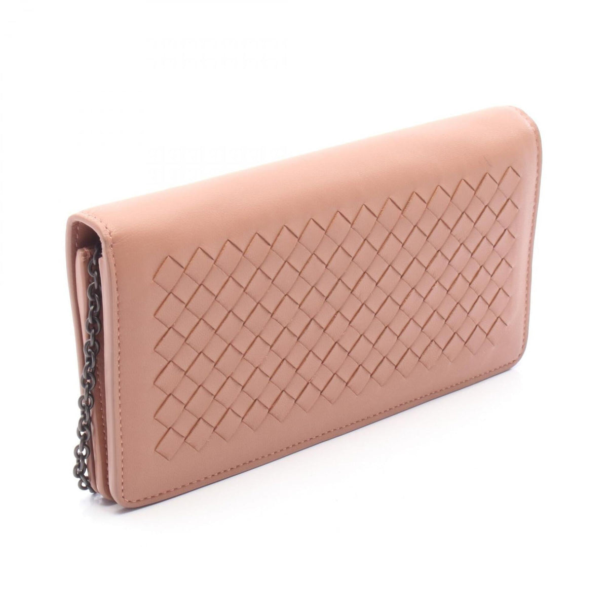 Bottega Veneta Pink Leather Handbag Shoulder Bag (Pre-Owned)