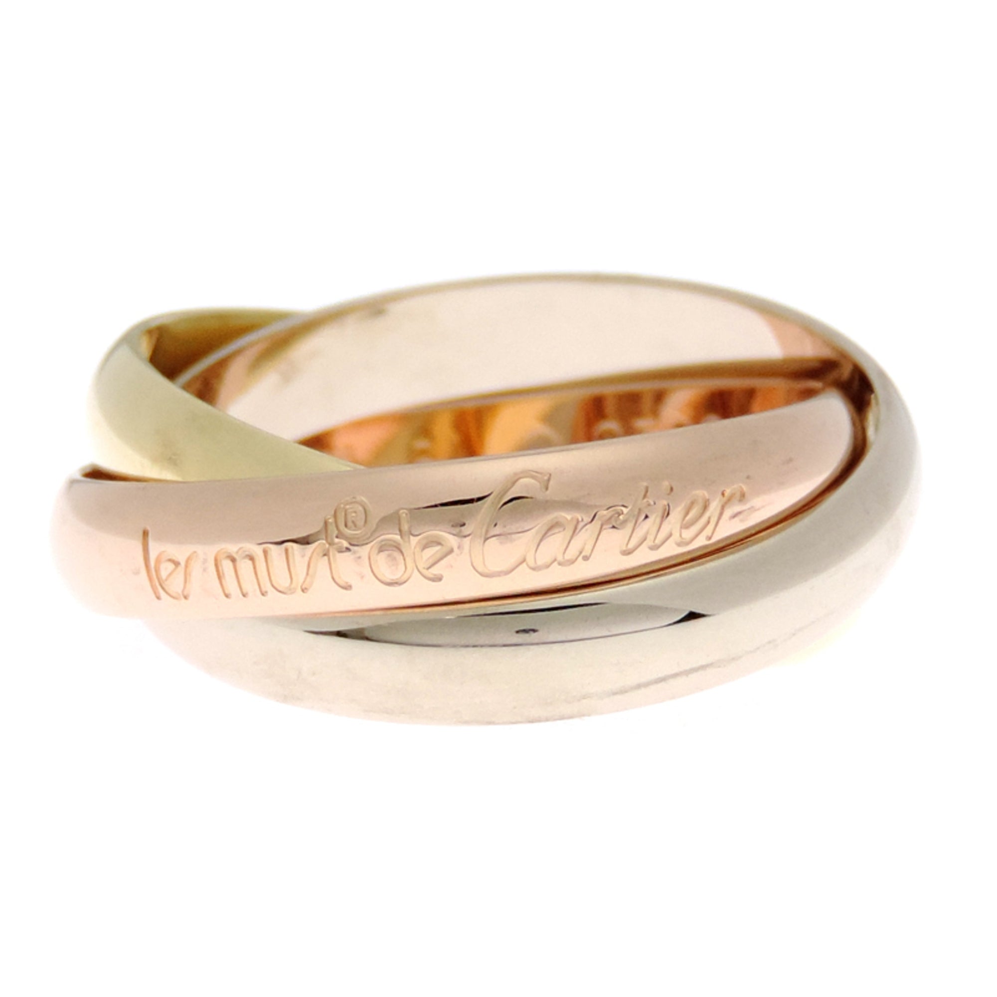 Cartier Yellow Gold (18K) Pink Gold (18K) White Gold (18K) Band Ring (Pre-Owned)