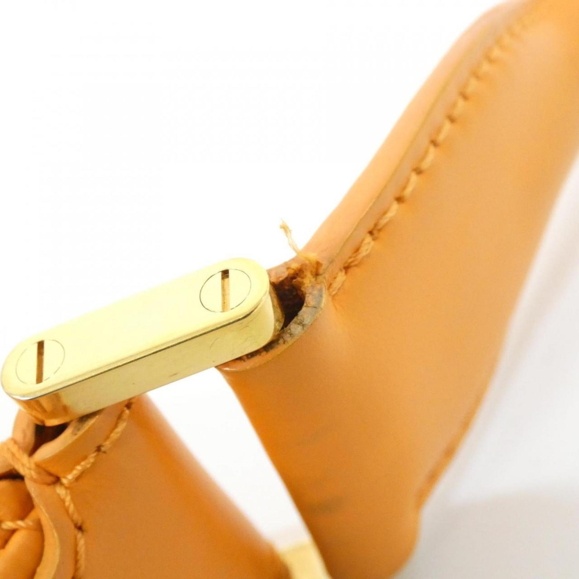 Louis Vuitton Mandarin Orange Leather Handbag (Pre-Owned)