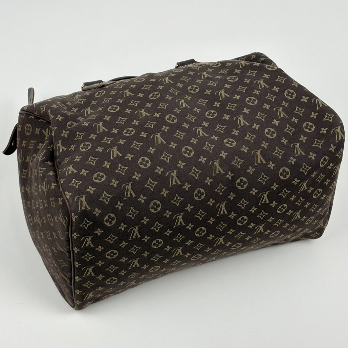 Louis Vuitton Dark Brown Ebene Monogram Boston Bag Handbag (Pre-Owned)
