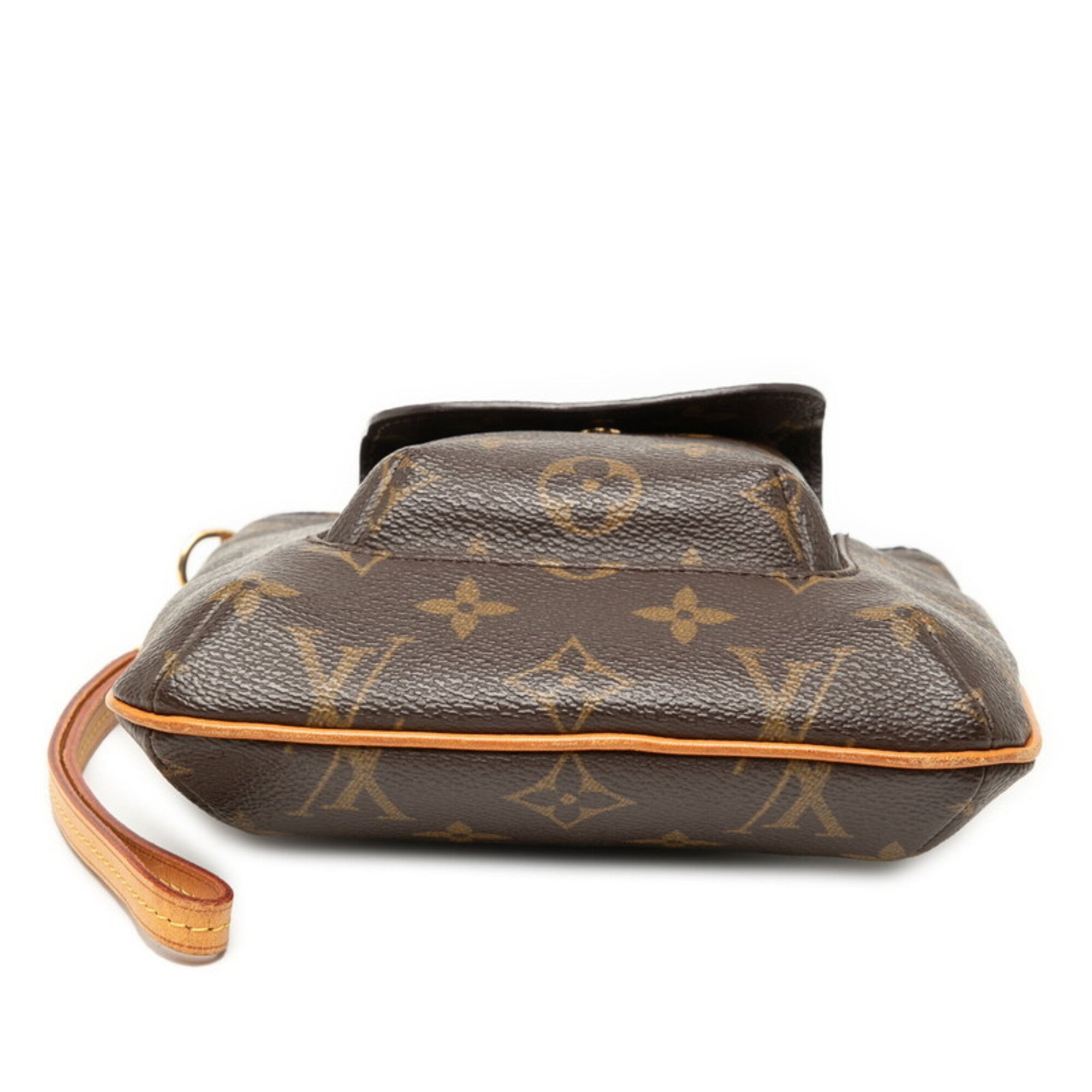 Louis Vuitton Brown Monogram Monogram Pvc Leather Handbag Pouch (Pre-Owned)