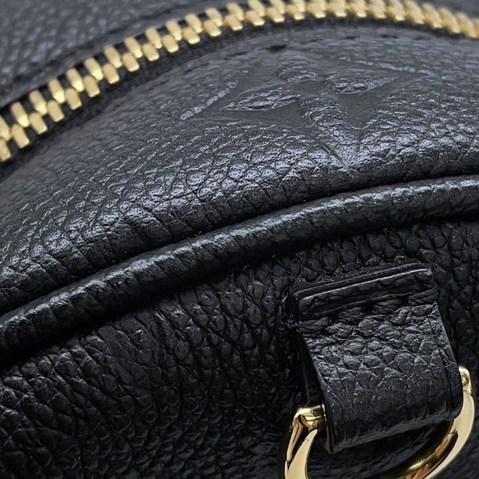 Louis Vuitton Monogram Empreinte Black Noir Monogram Empreinte Shoulder Bag (Pre-Owned)