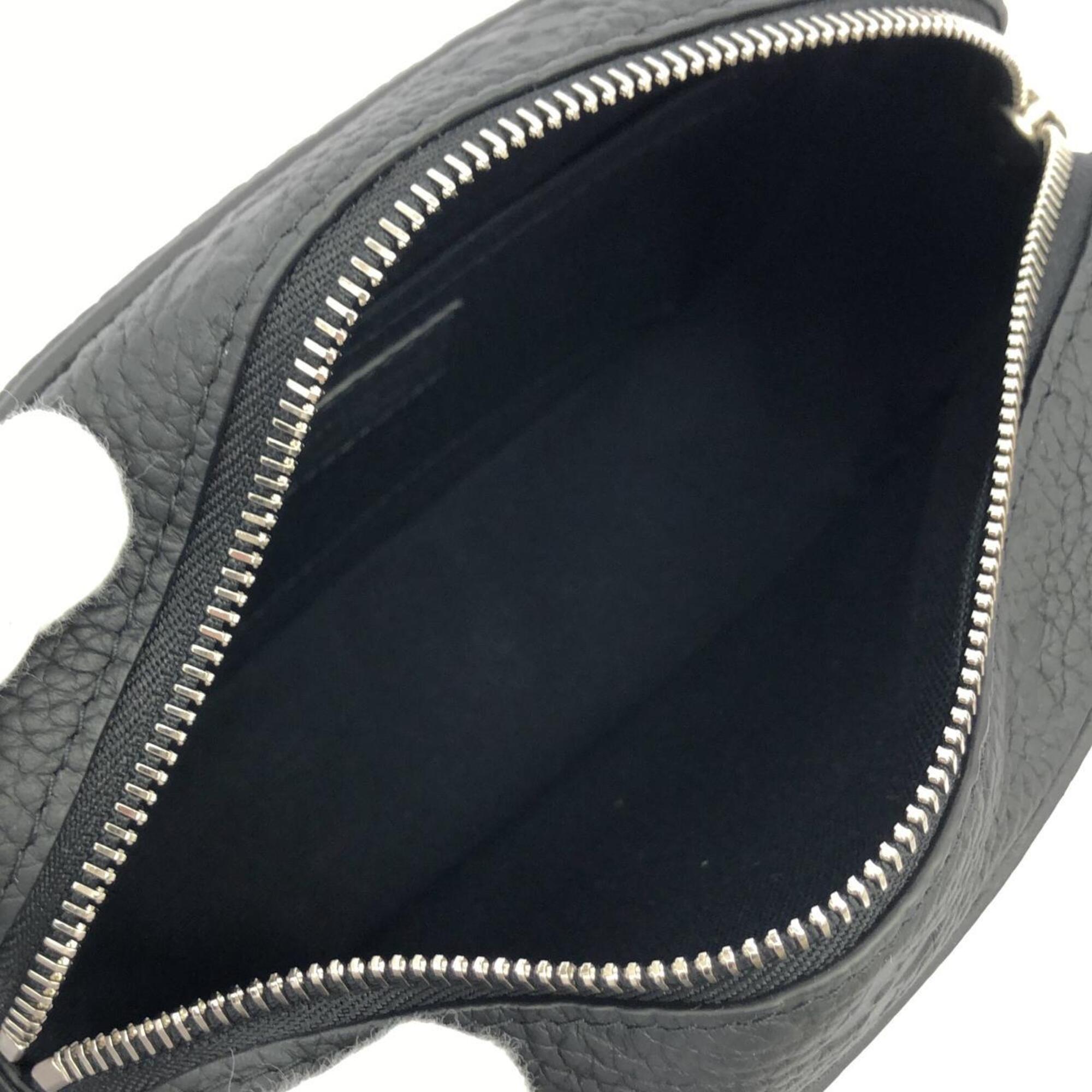 Louis Vuitton Black Leather Shoulder Bag (Pre-Owned)