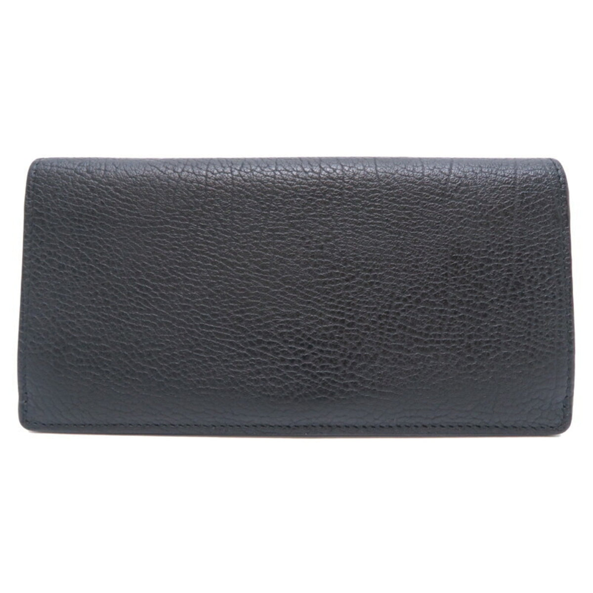 Burberry Black Leather Long Wallet (Bi-Fold) (Pre-Owned)