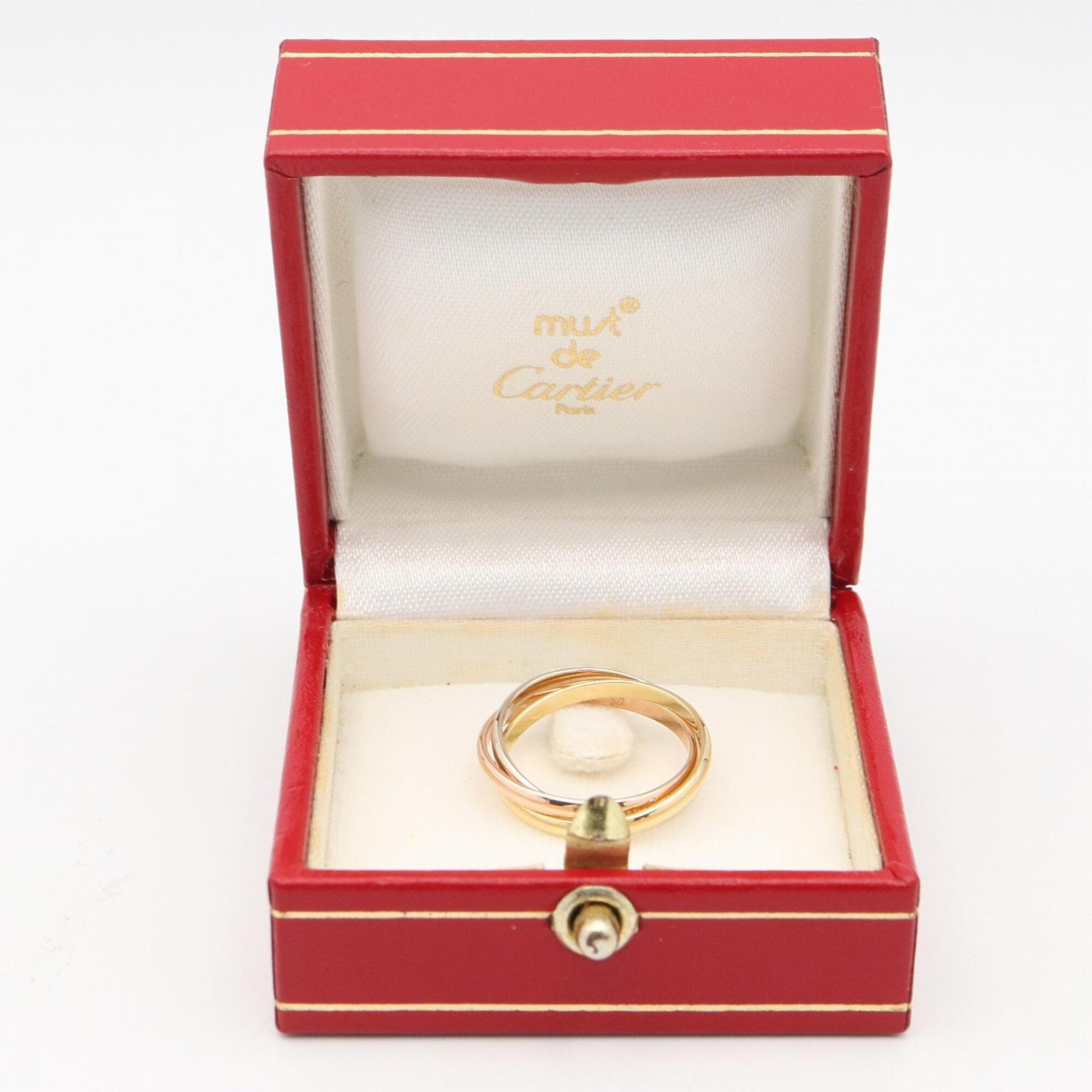 Cartier Gold Silver Yellow Gold (18K) Pink Gold (18K) White Gold (18K) Band Ring (Pre-Owned)