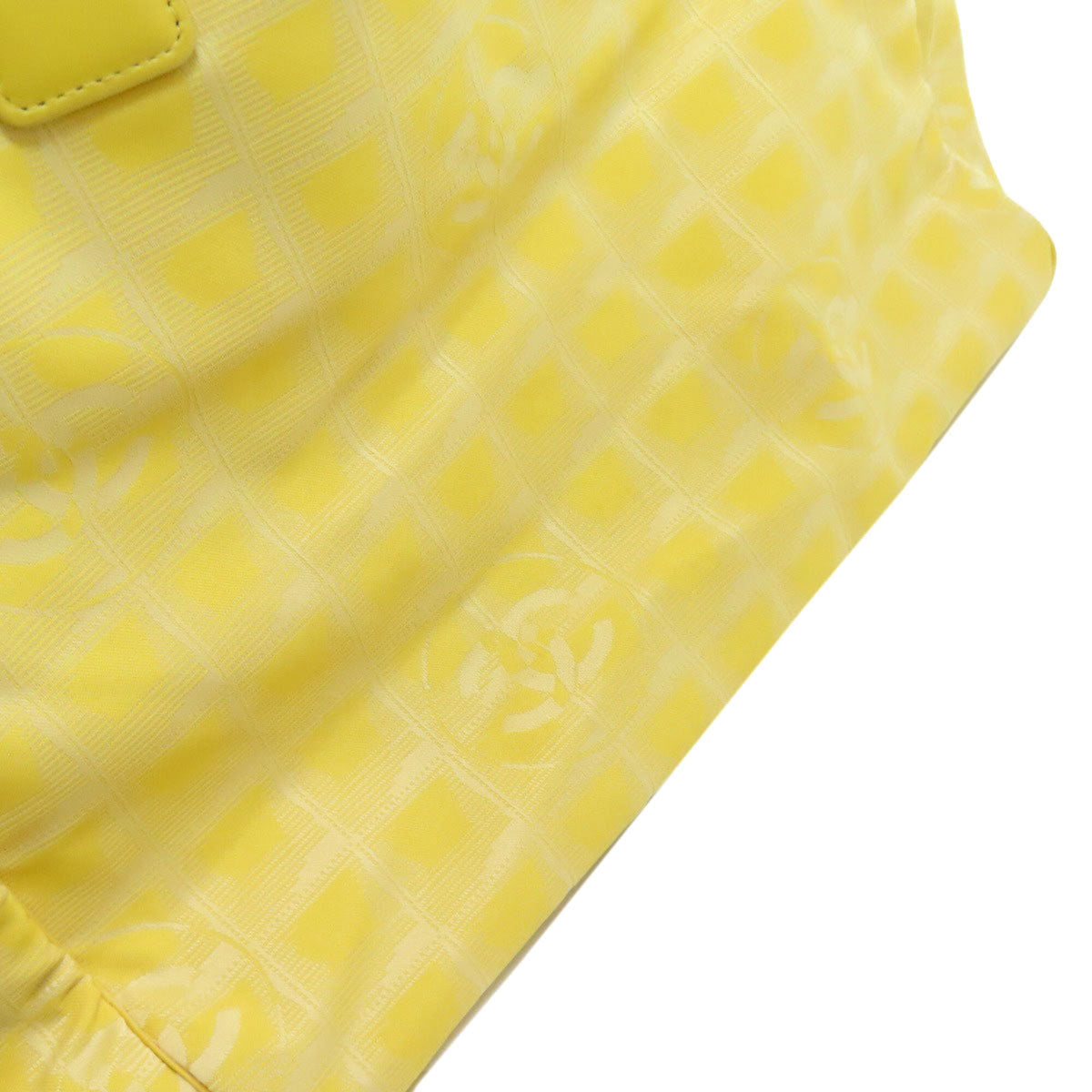 Chanel Yellow Nylon Tote Bag (Pre-Owned)
