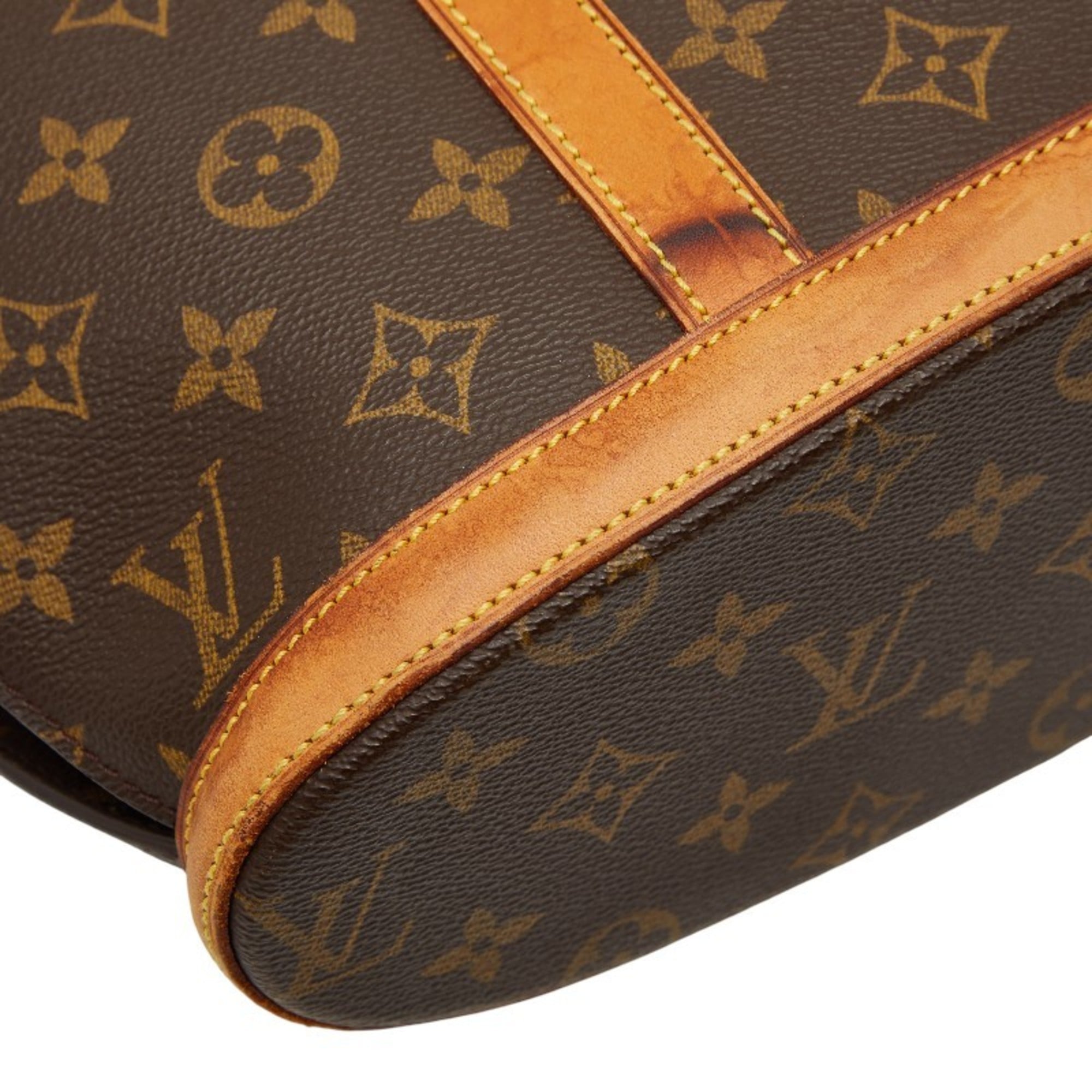 Louis Vuitton Brown Pvc Leather Tote Bag (Pre-Owned)