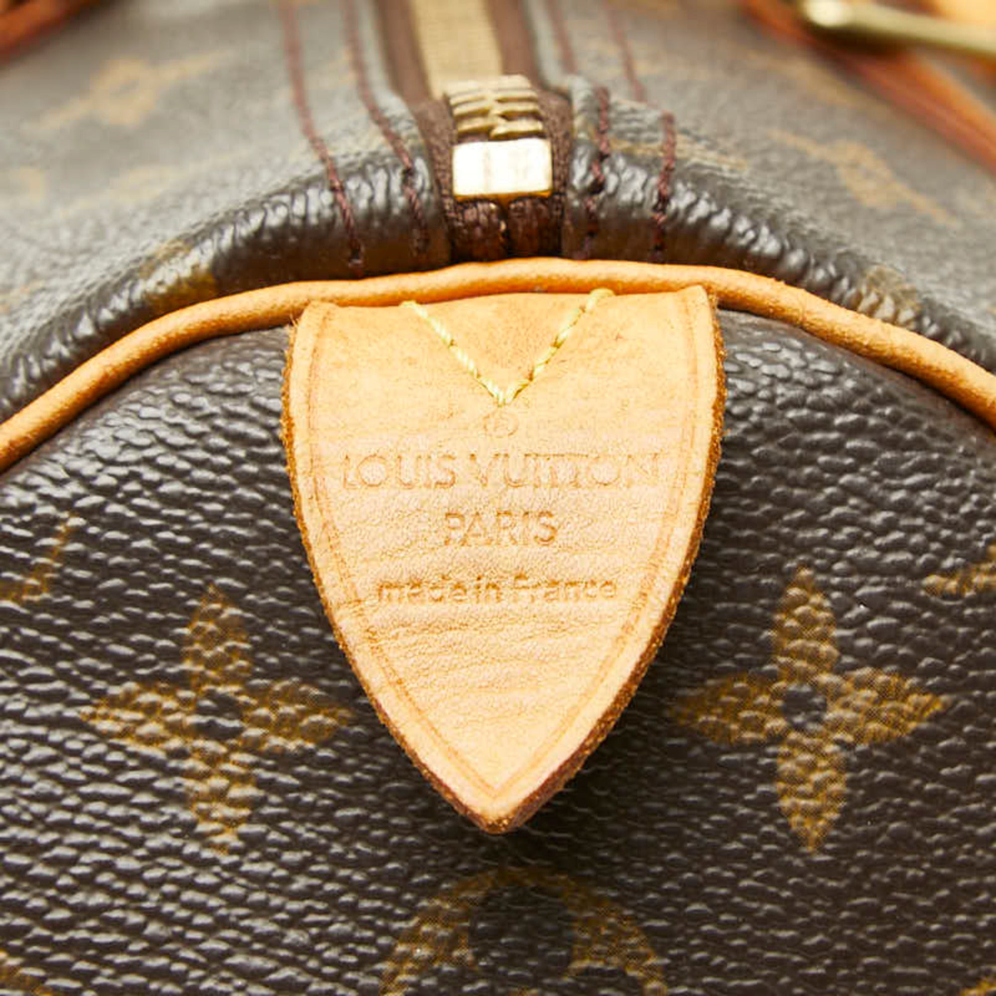 Louis Vuitton Brown Pvc Leather Boston Bag Handbag (Pre-Owned)