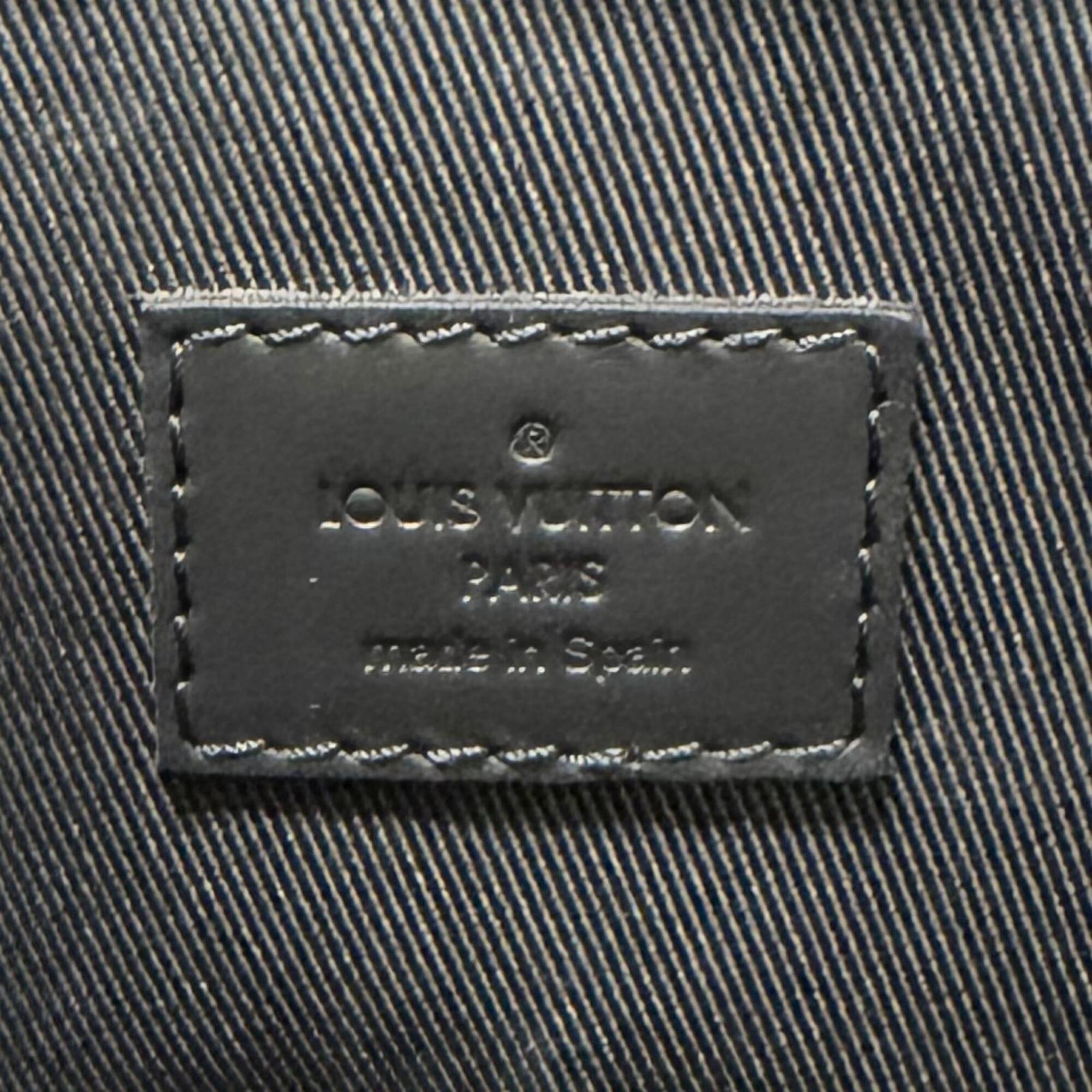 Louis Vuitton Black Leather Tote Bag (Pre-Owned)