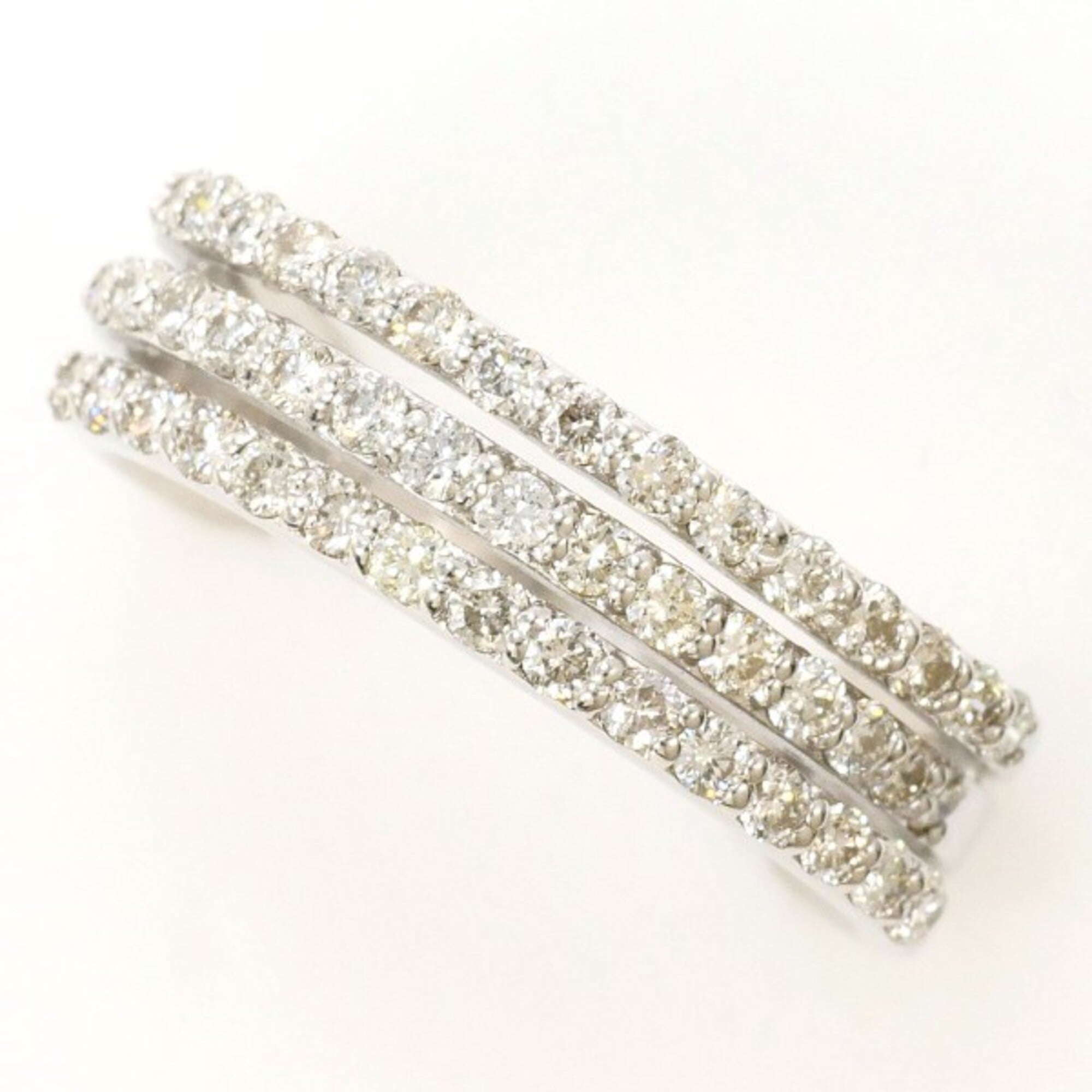 Unbranded White Gold White Gold (18K) Band Ring (Pre-Owned)