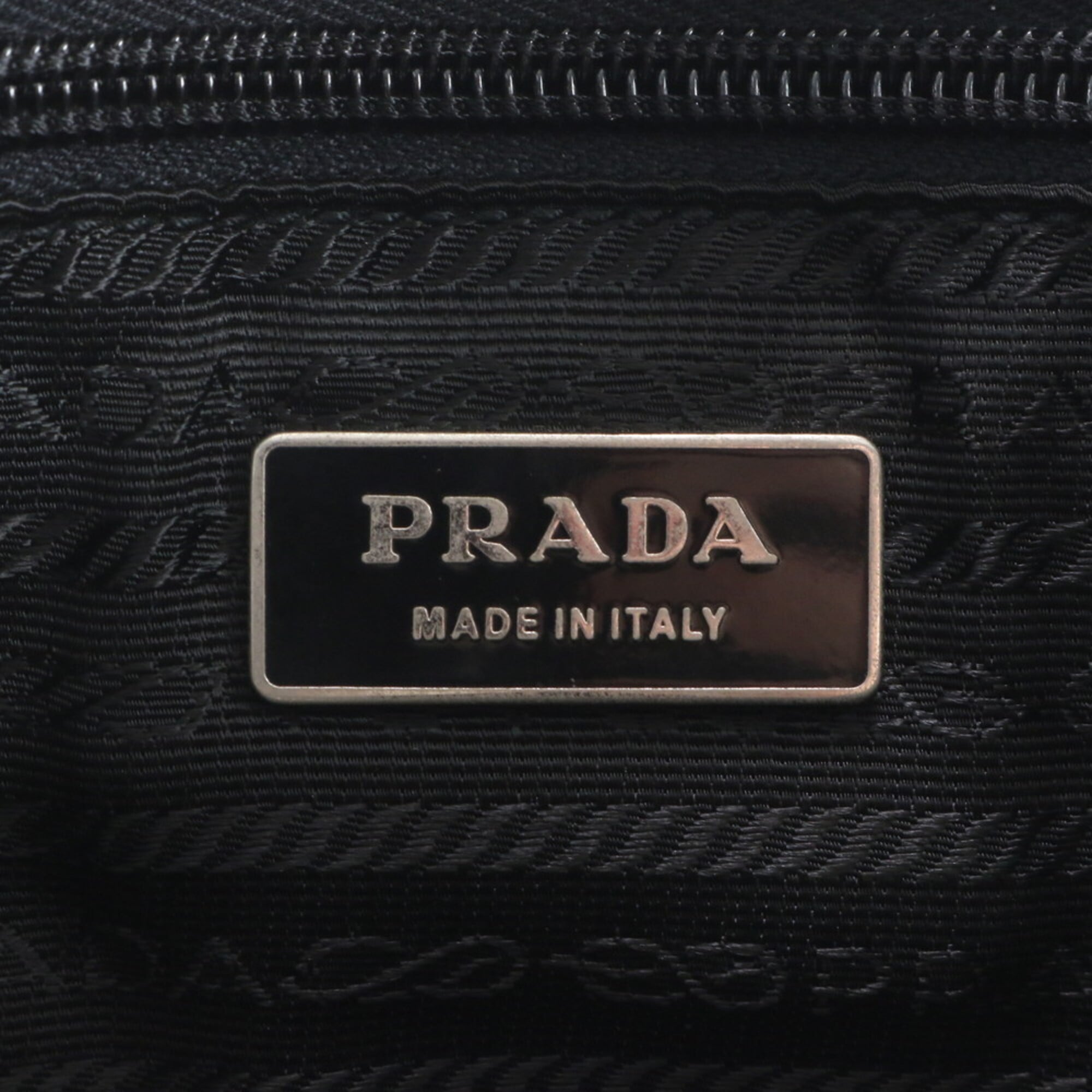 Prada Black Nylon Leather Shoulder Bag (Pre-Owned)
