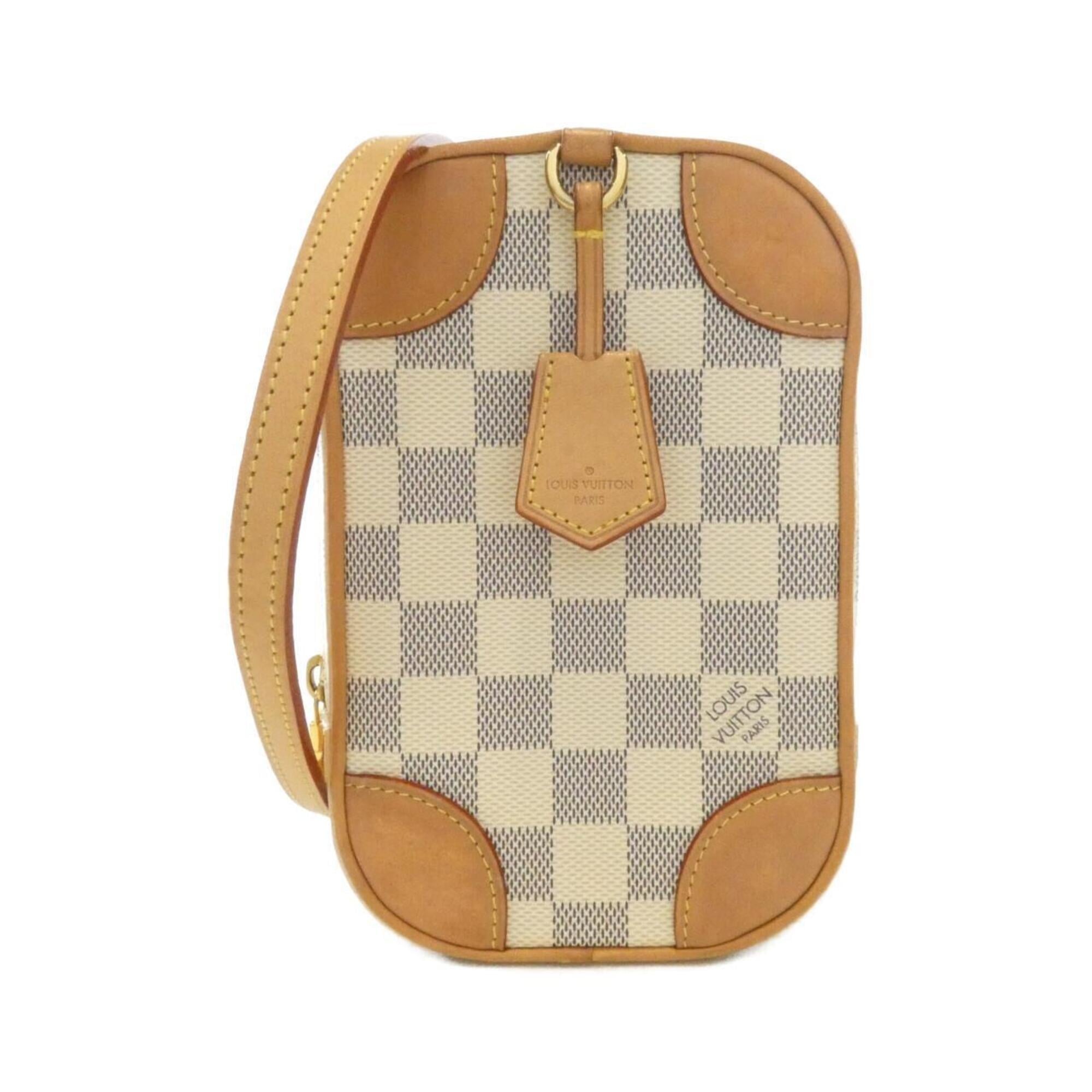 Louis Vuitton Azur Coated Canvas Shoulder Bag (Pre-Owned)