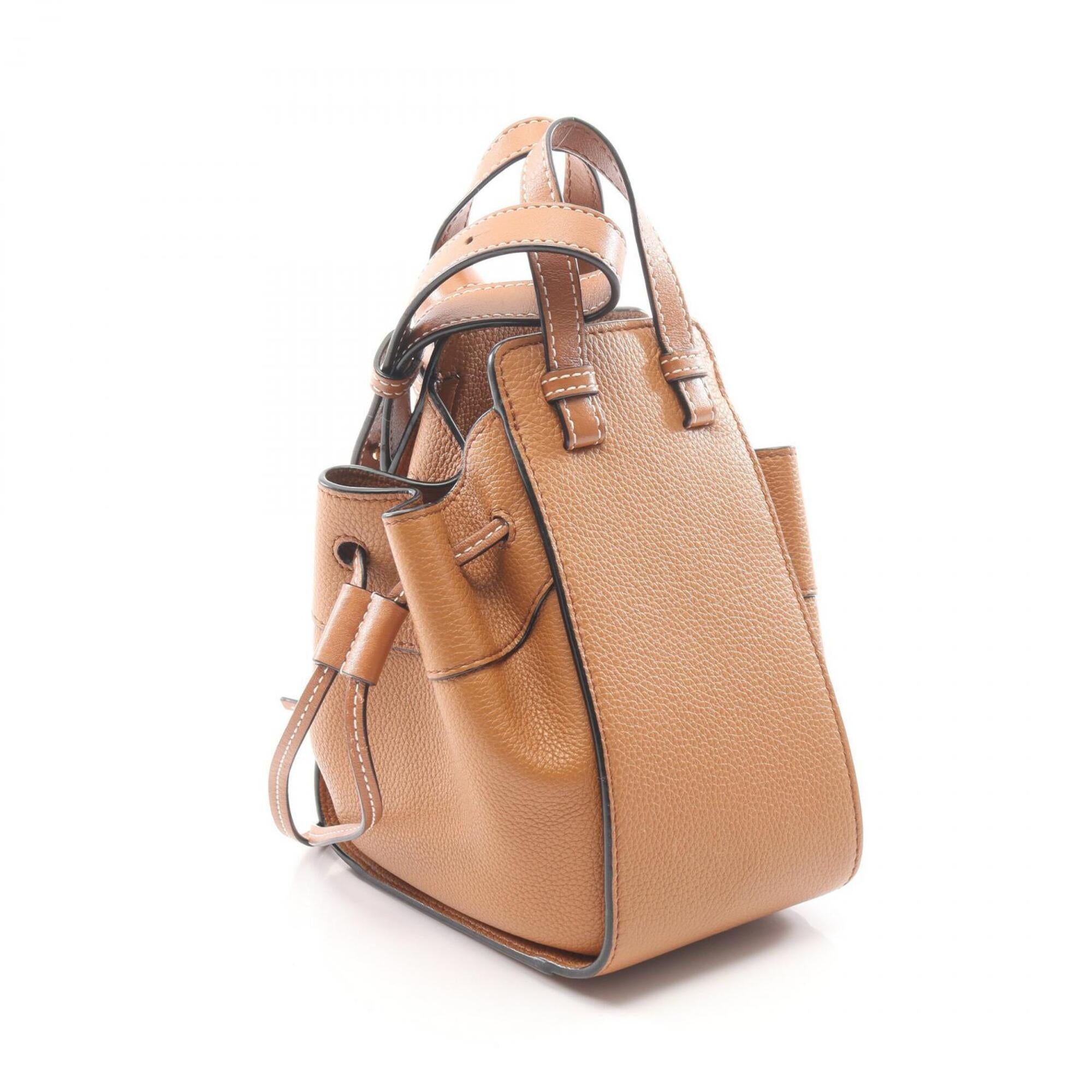 Loewe Hammock Brown Leather Handbag (Pre-Owned)