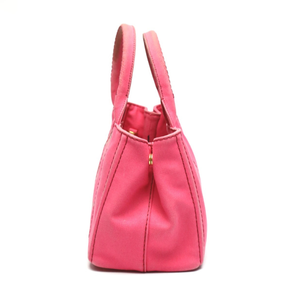 Prada Pink Canvas Tote Bag (Pre-Owned)