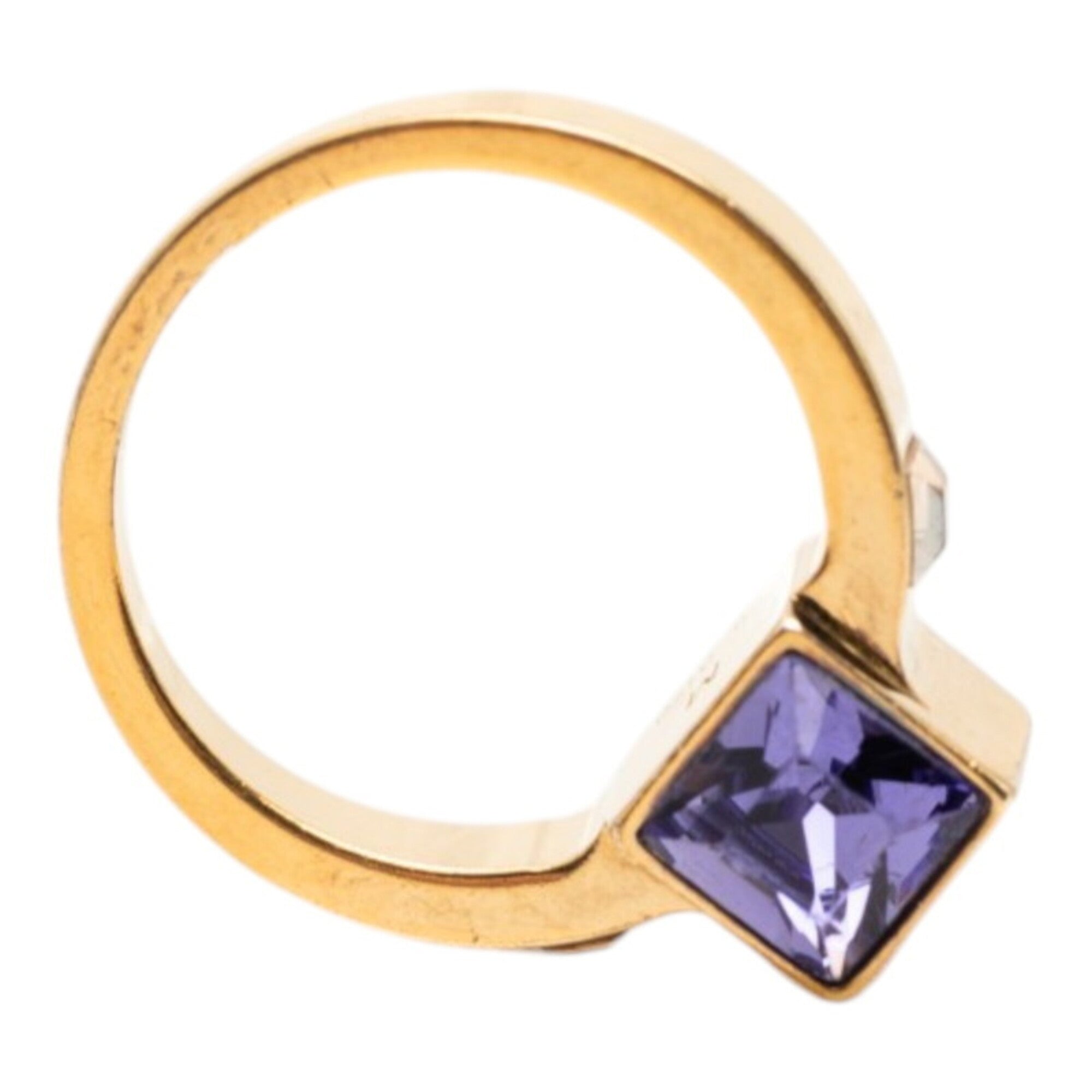 Louis Vuitton Gold Plating Band Ring (Pre-Owned)
