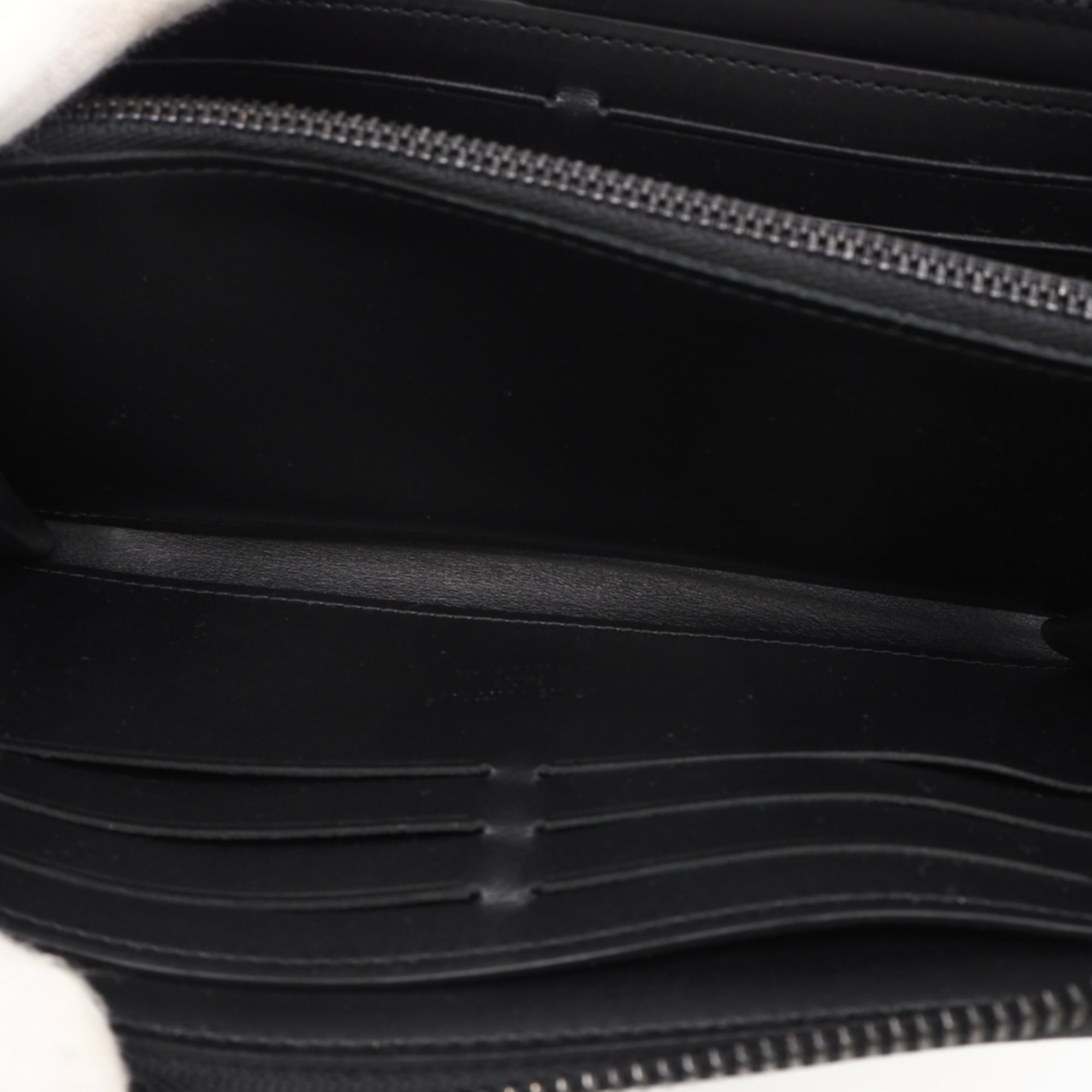 Louis Vuitton Monogram Black Coated Canvas Long Wallet (Bi-Fold) (Pre-Owned)