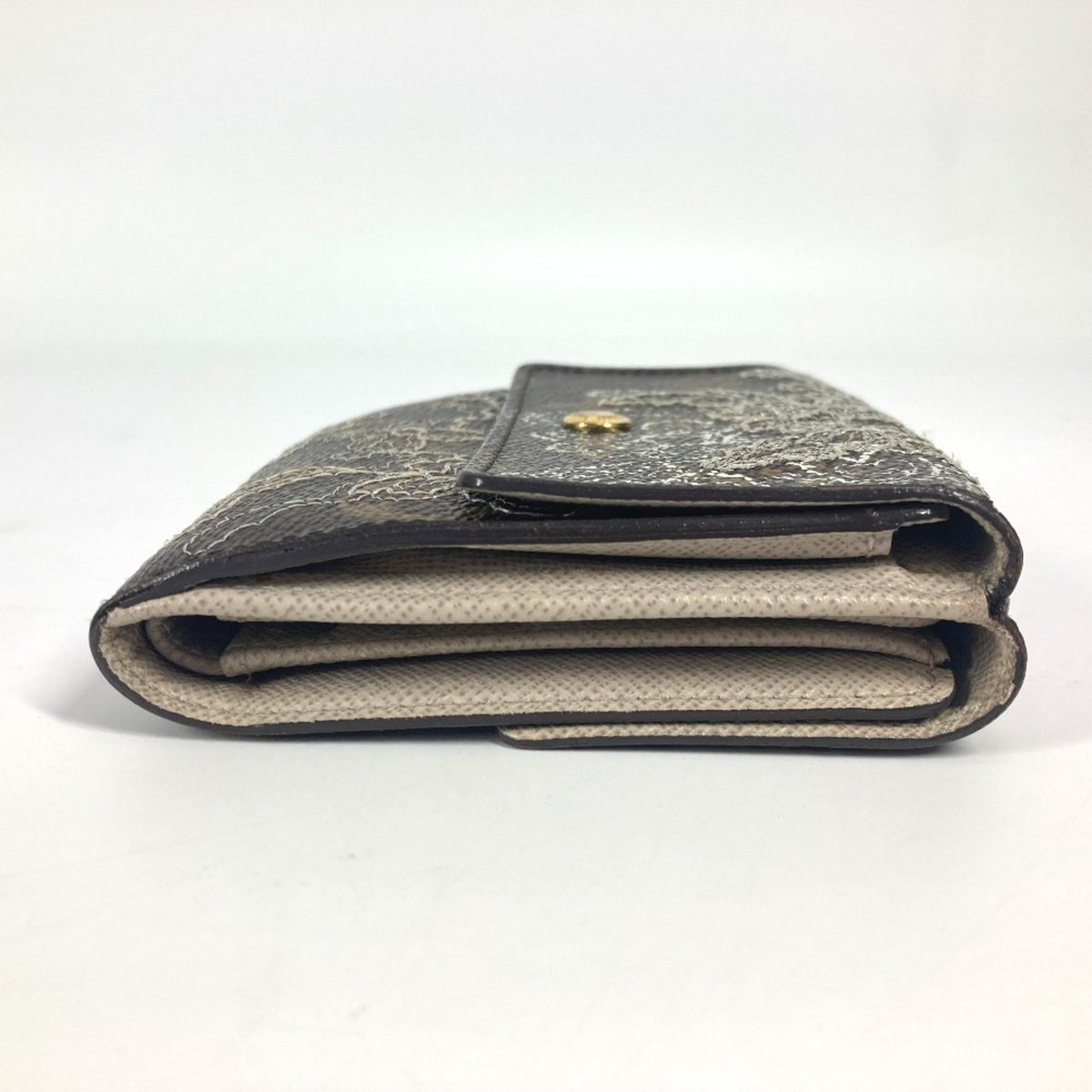 Louis Vuitton Brown Monogram Wallet (Tri-Fold) (Pre-Owned)