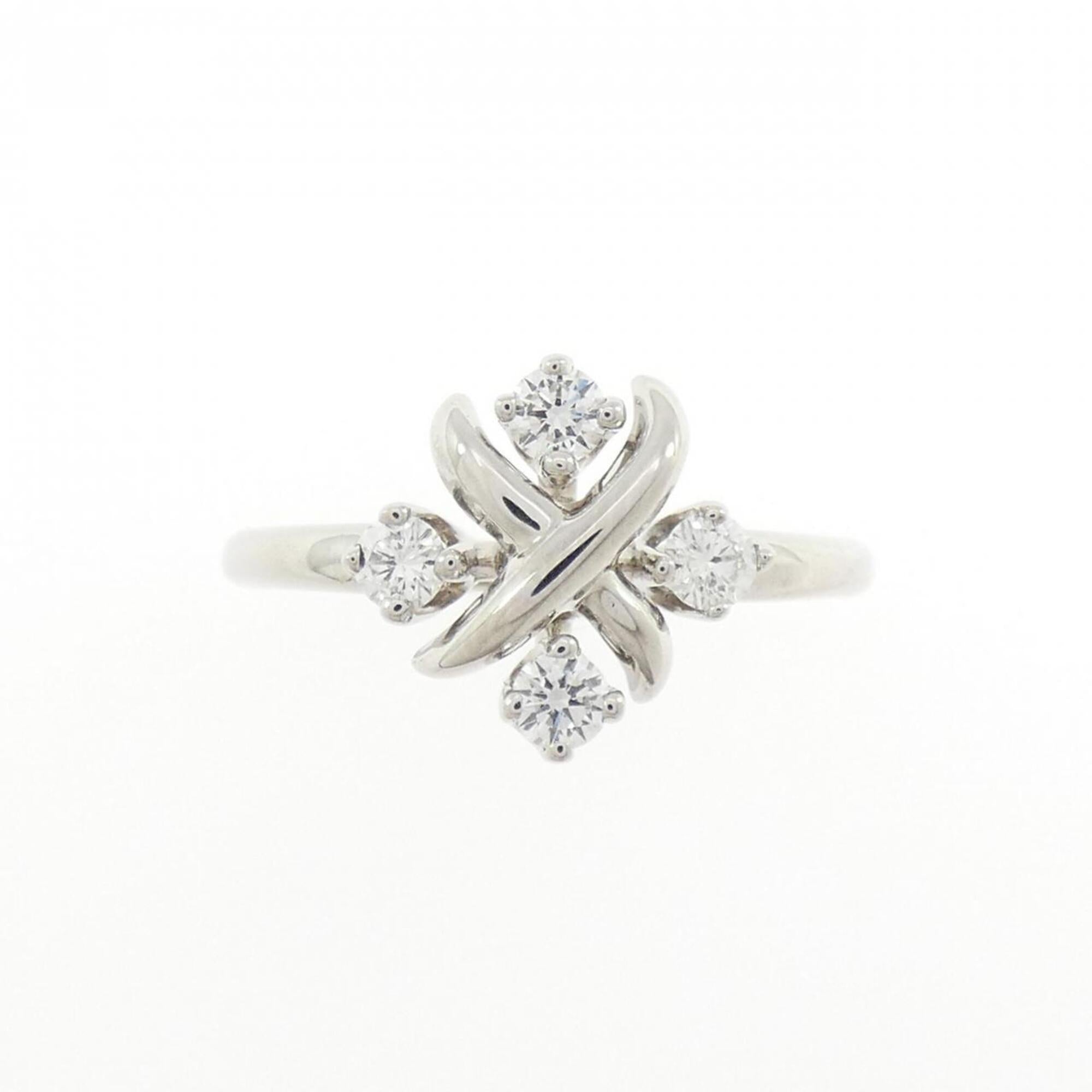 Tiffany Platinum Platinum 950 Band Ring (Pre-Owned)