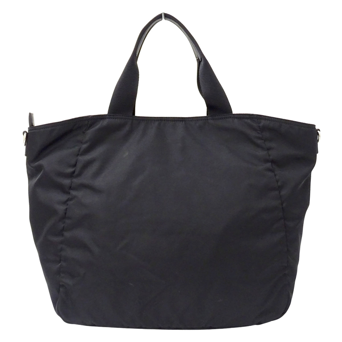 Prada Black Nylon Handbag Shoulder Bag Tote Bag (Pre-Owned)