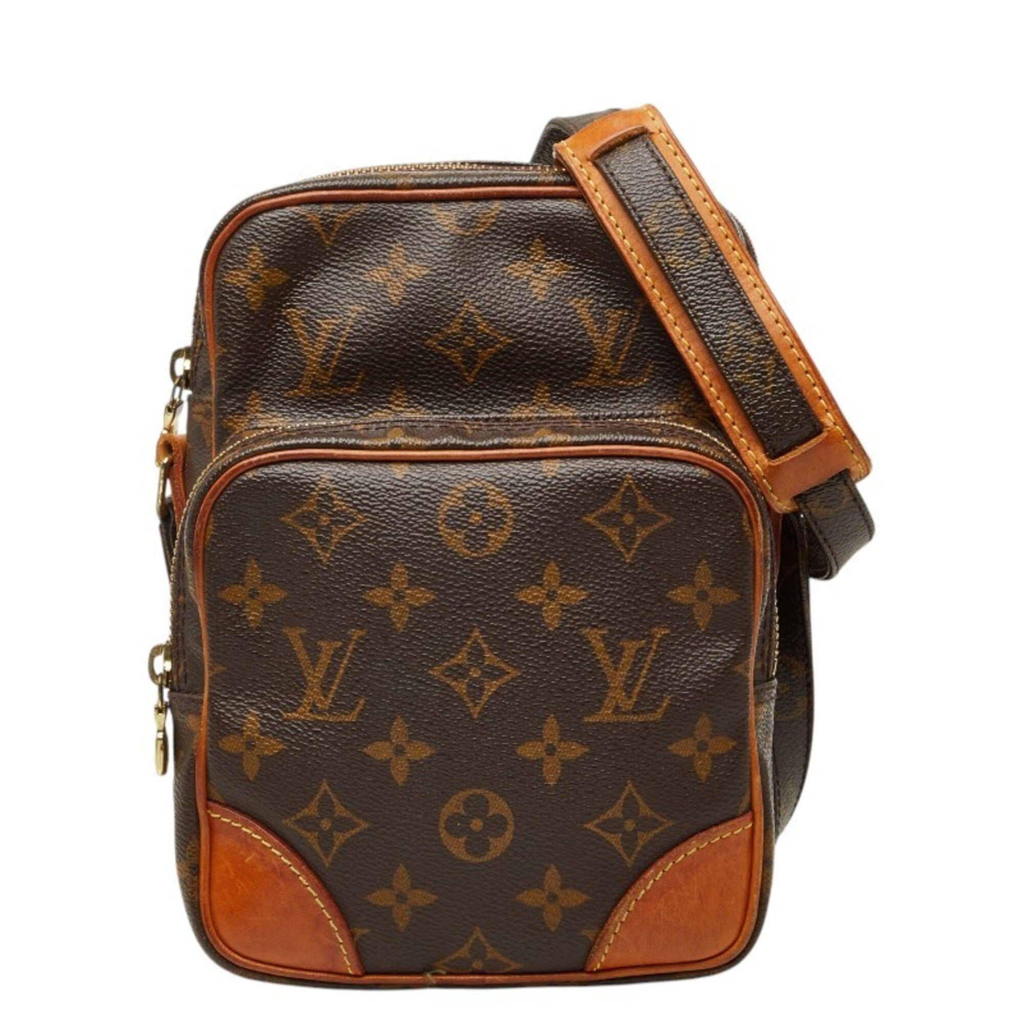 Louis Vuitton Monogram Brown Pvc Leather Shoulder Bag (Pre-Owned)