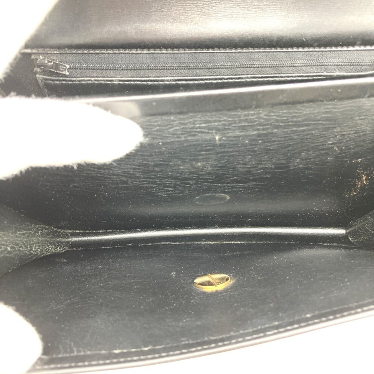 Christian Dior Black Leather Shoulder Bag (Pre-Owned)