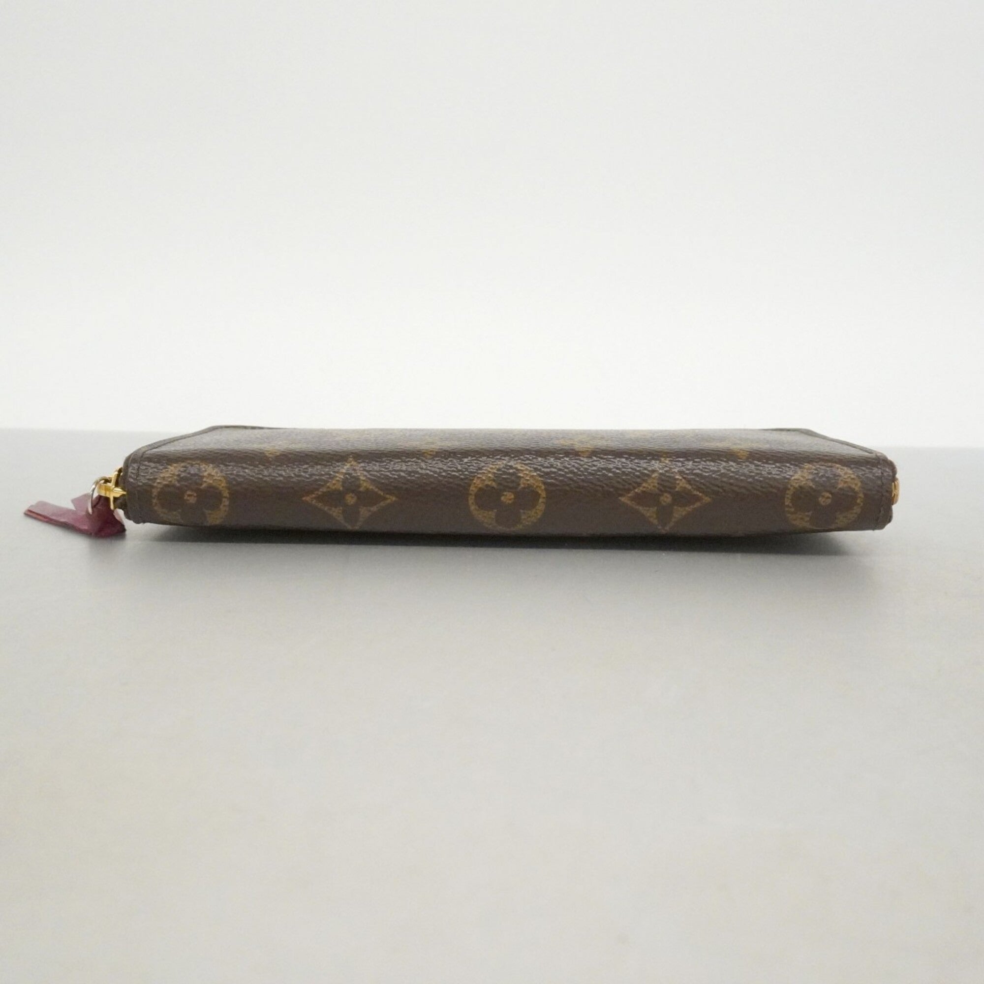 Louis Vuitton Brown Fuchsia Long Wallet (Bi-Fold) (Pre-Owned)