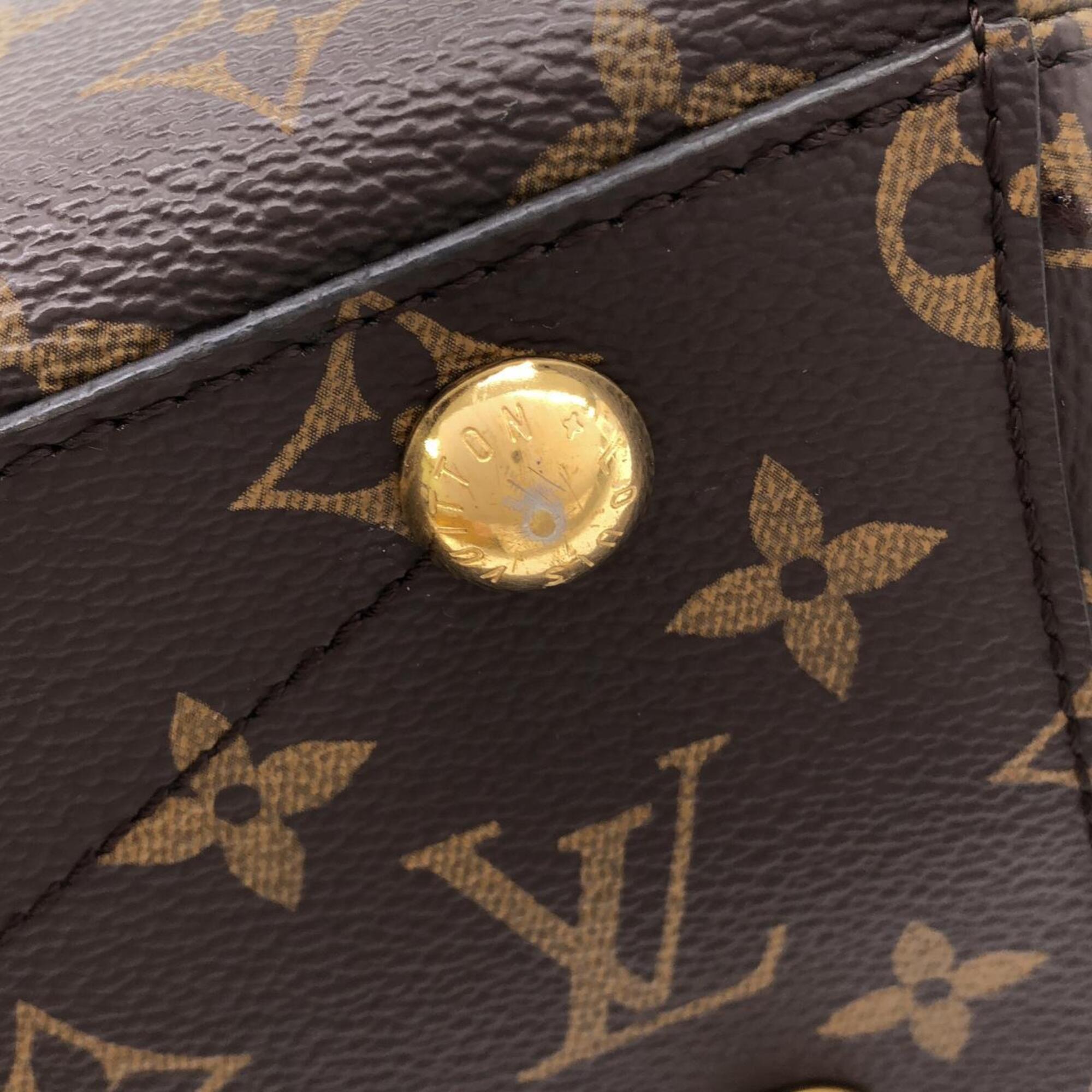 Louis Vuitton Marron Coated Canvas Handbag (Pre-Owned)