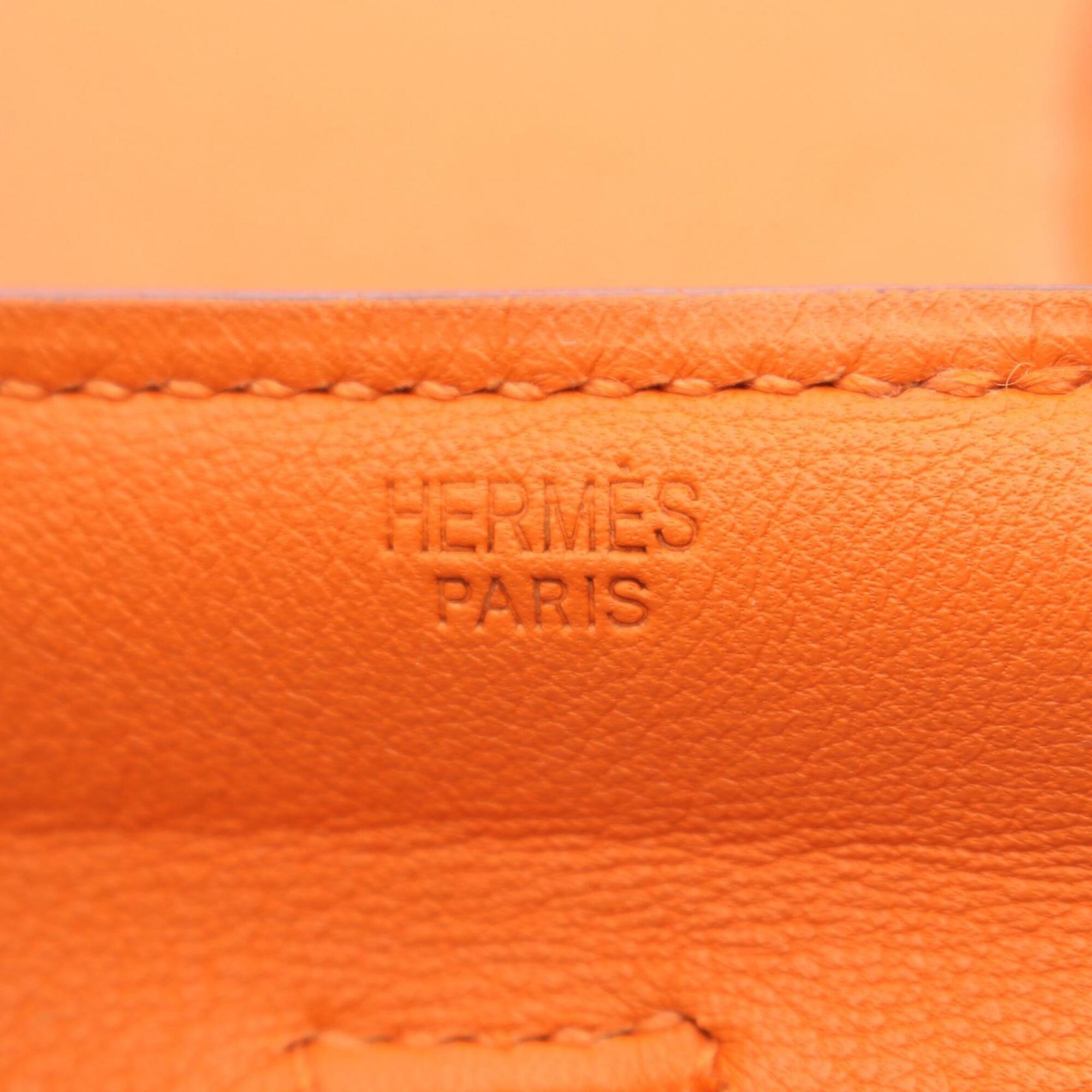 Hermes Onimaitou Orange Swift Leather Handbag Shoulder Bag (Pre-Owned)