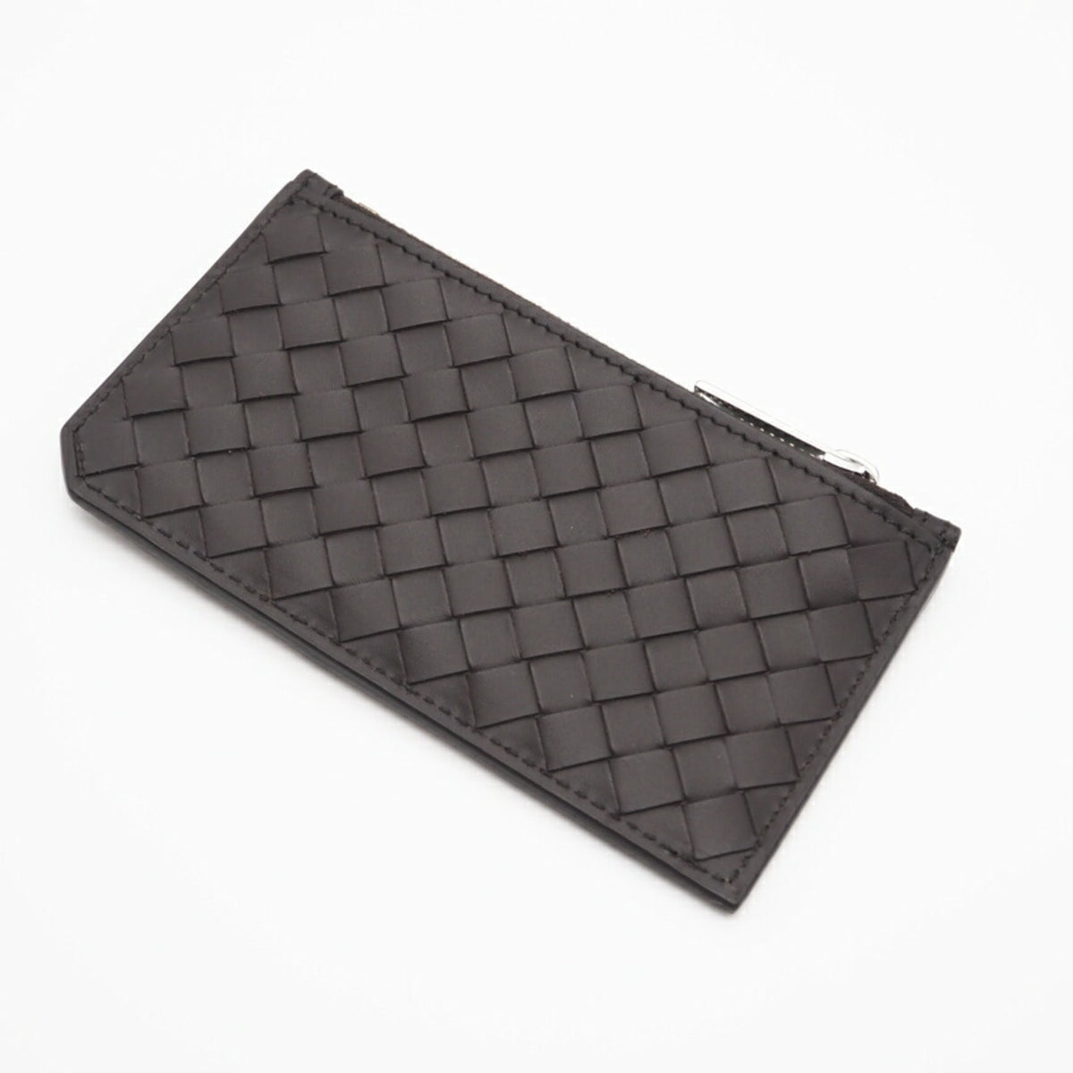 Bottega Veneta Brown Leather Coin Purse/Coin Case (Pre-Owned)
