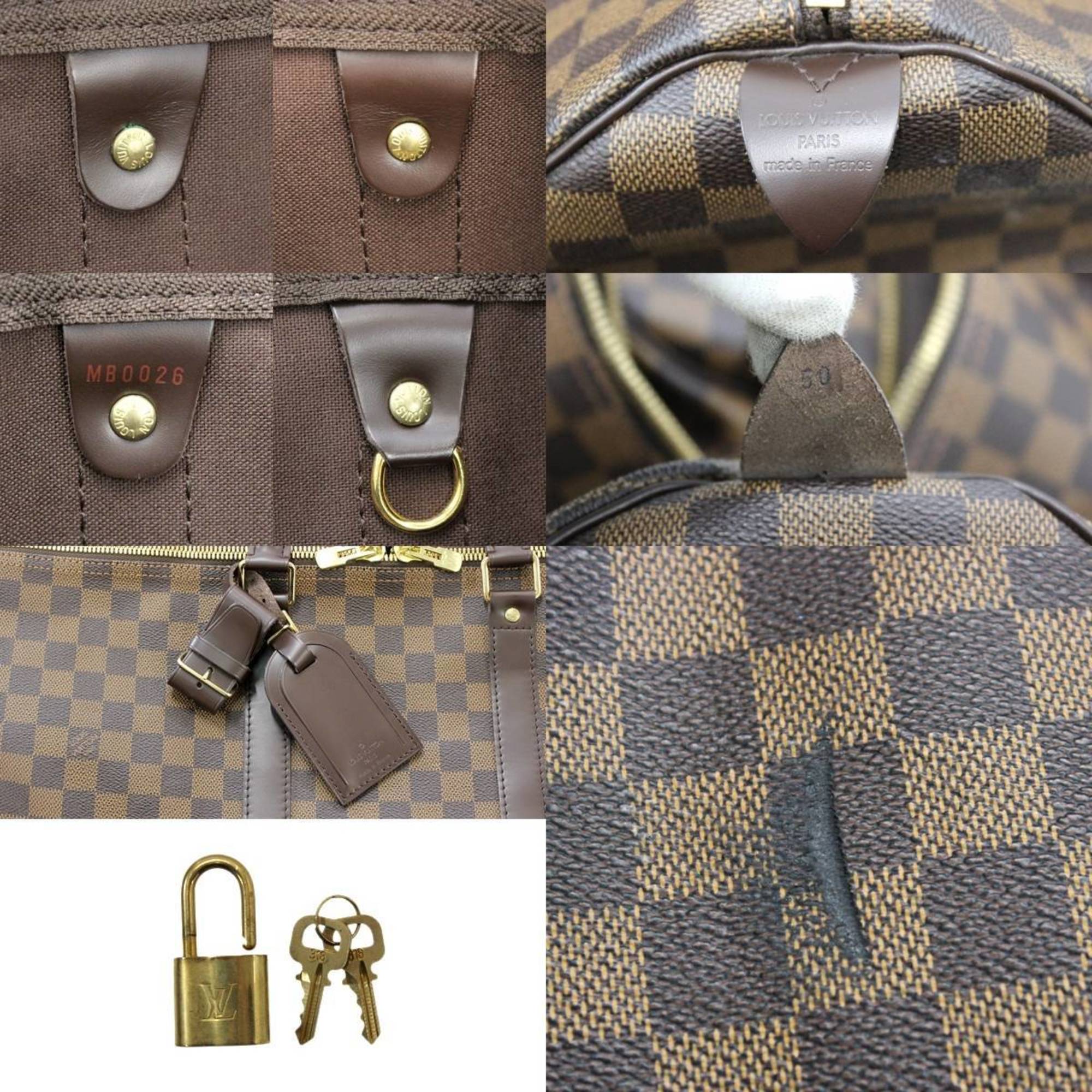 Louis Vuitton Damier Ebene Boston Bag (Pre-Owned)