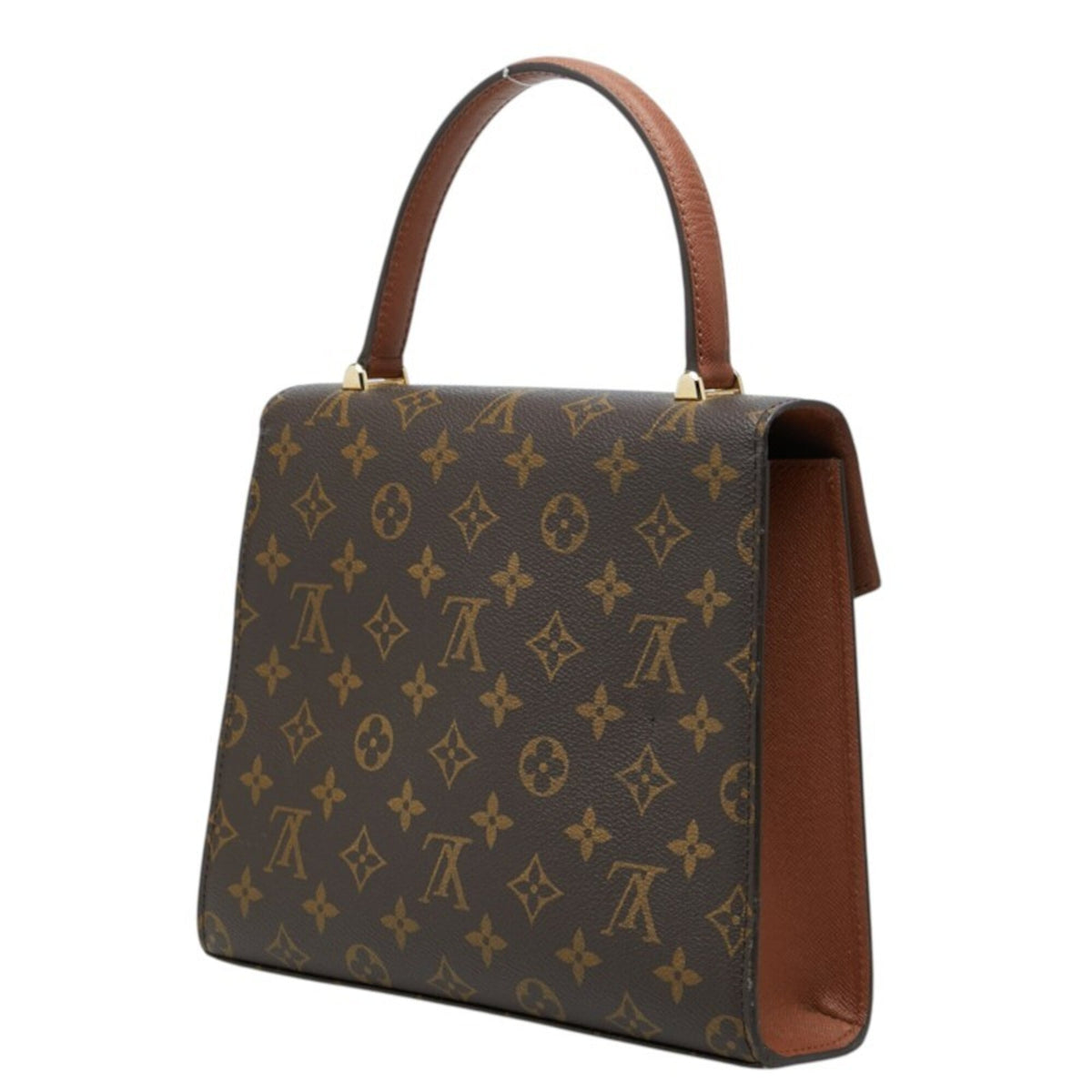 Louis Vuitton Brown Pvc Leather Handbag (Pre-Owned)
