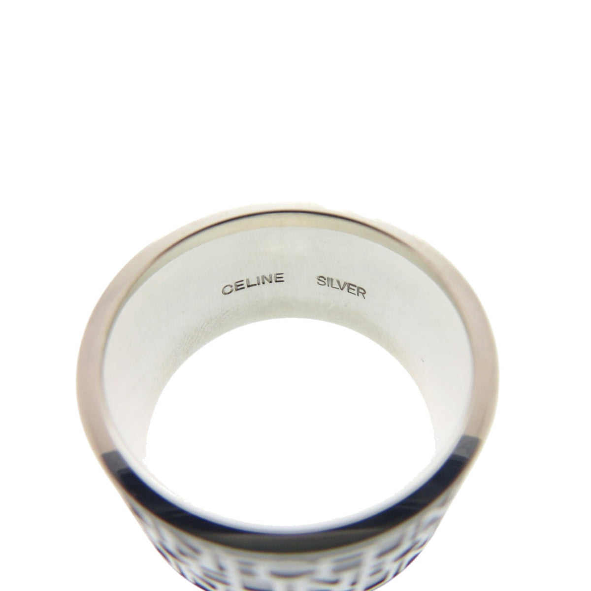Celine Silver Silver 925 Band Ring (Pre-Owned)