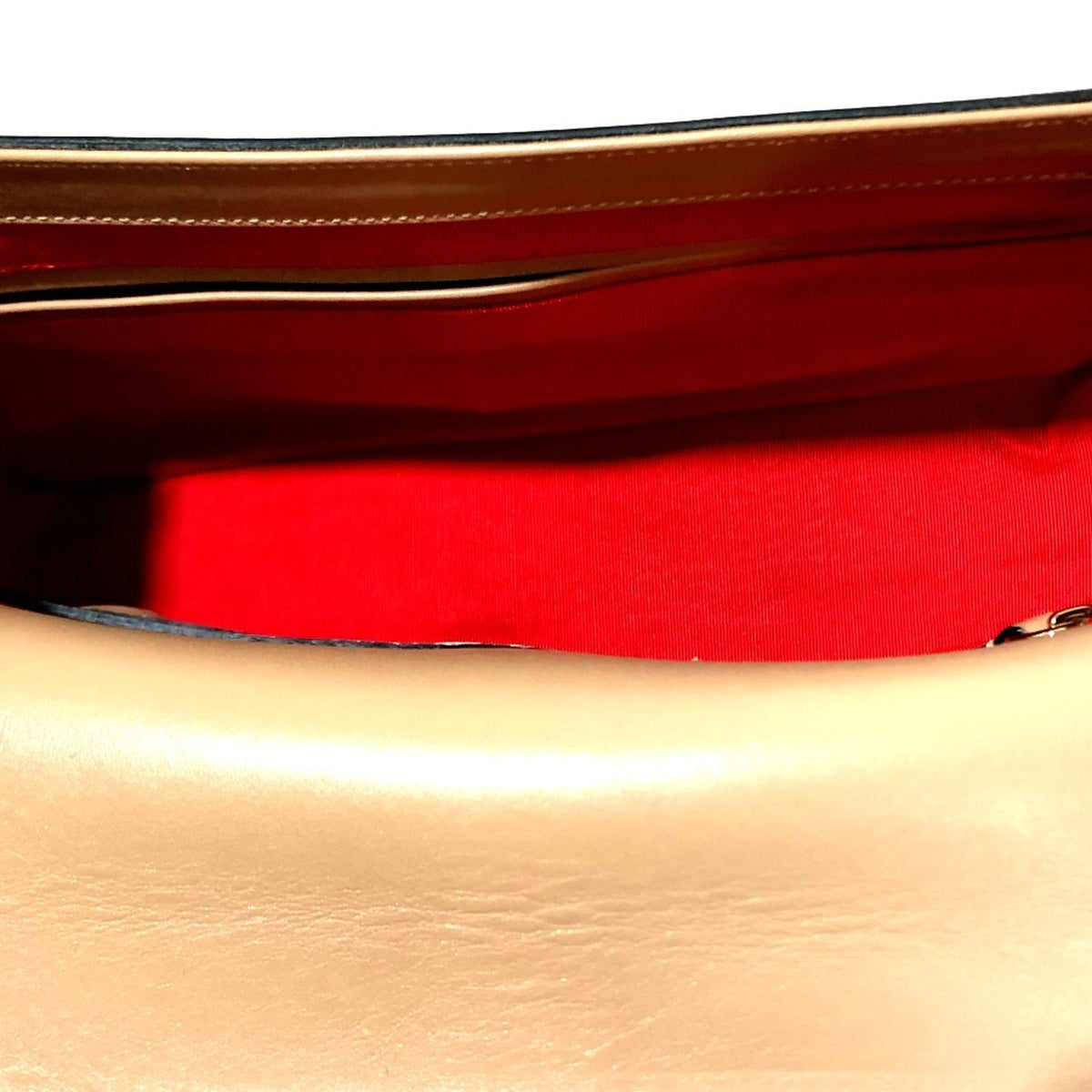 Christian Louboutin Beige Leather Shoulder Bag (Pre-Owned)