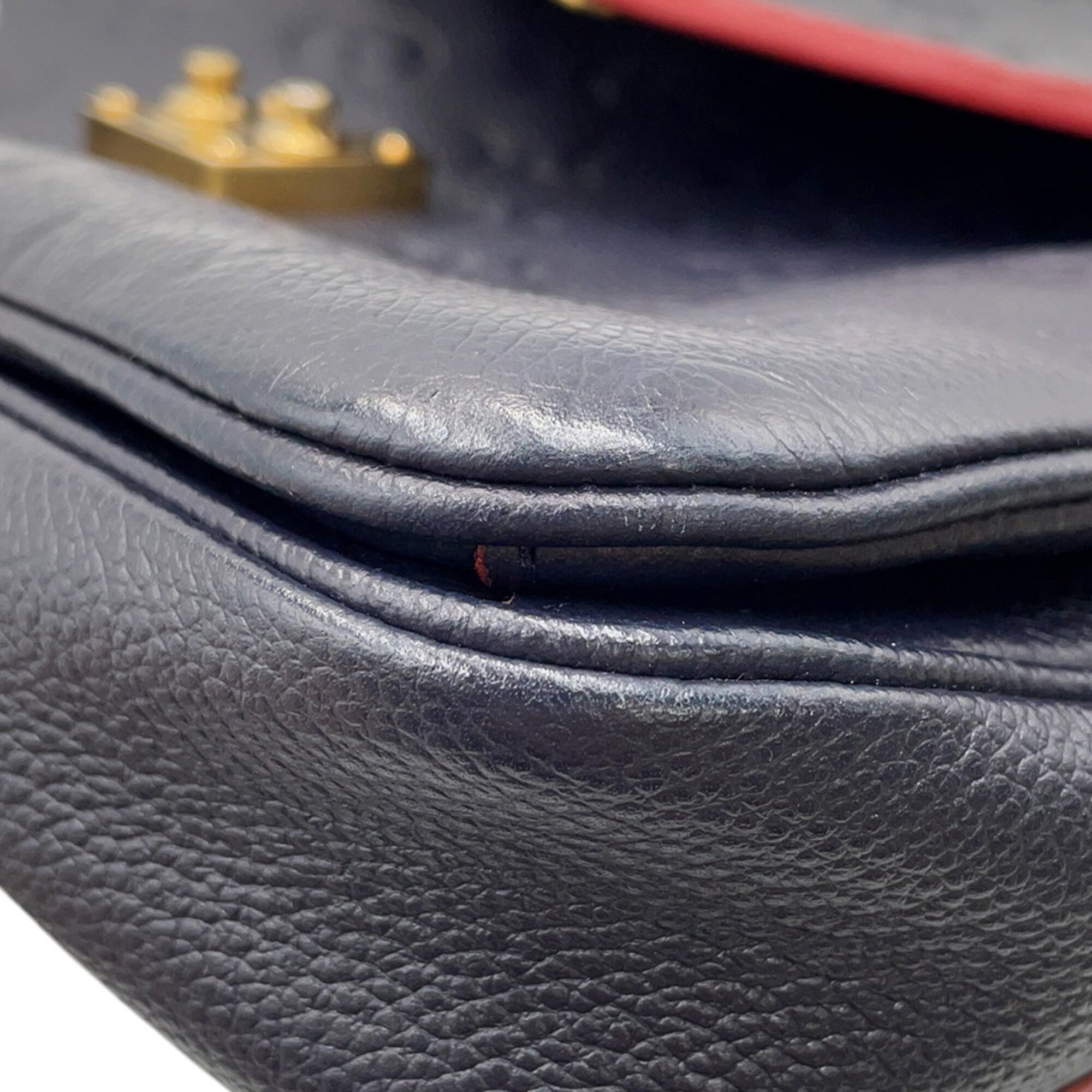 Louis Vuitton Marine Rouge Monogram Empreinte Handbag Pochette (Pre-Owned)