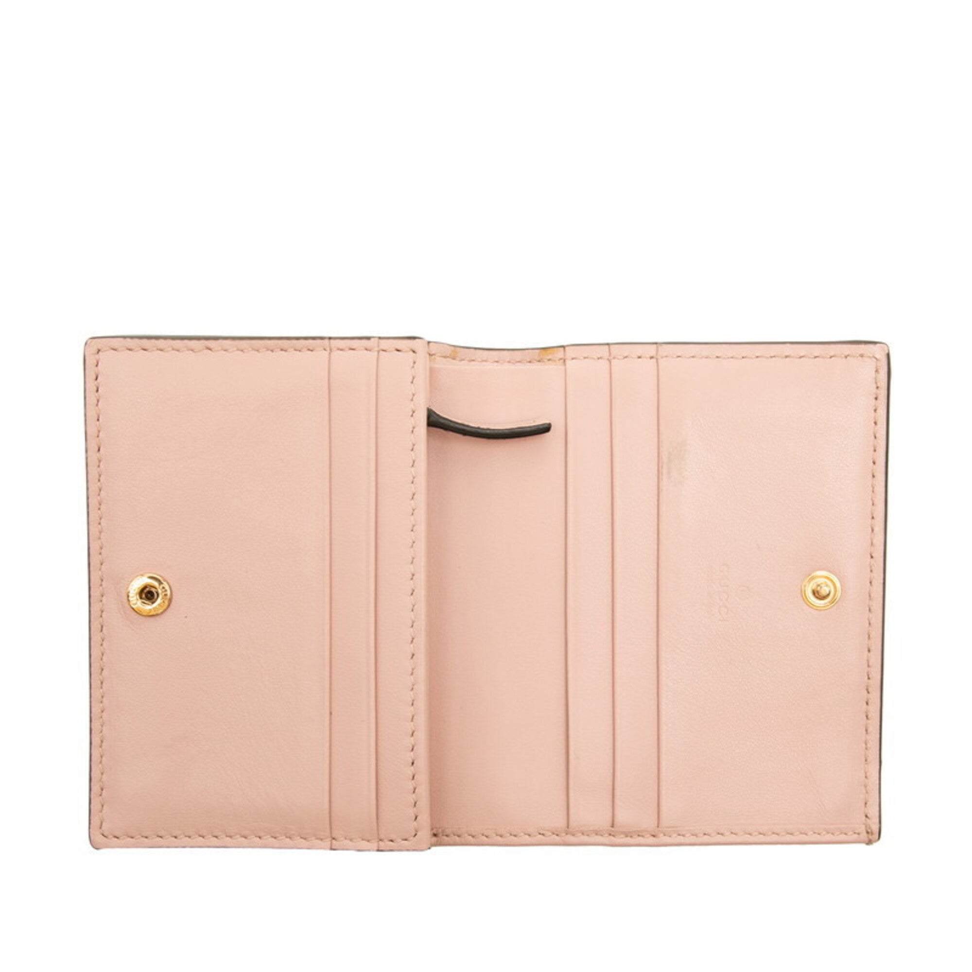 Gucci Pink Leather Wallet (Bi-Fold) (Pre-Owned)