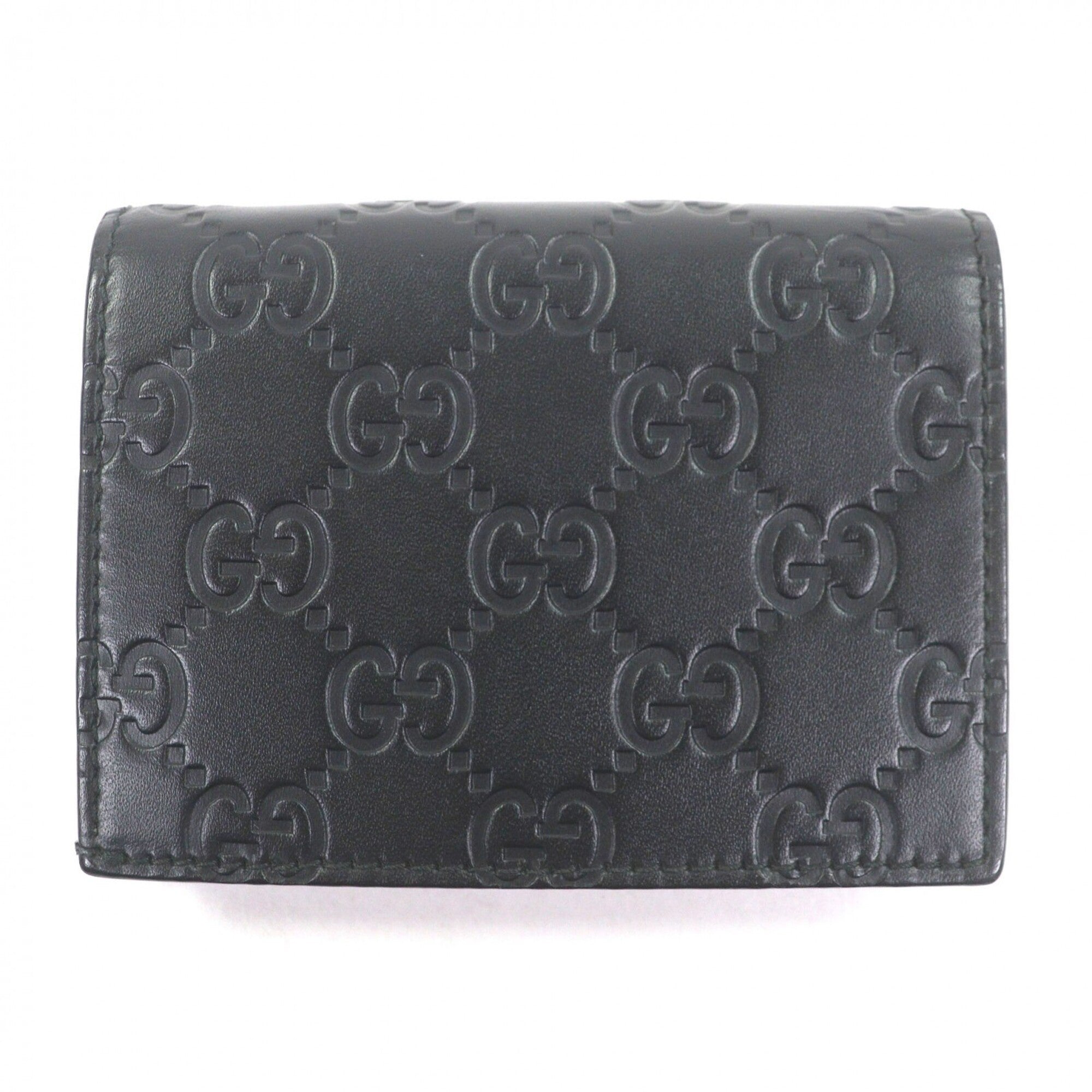 Gucci Black Leather Wallet (Bi-Fold) (Pre-Owned)