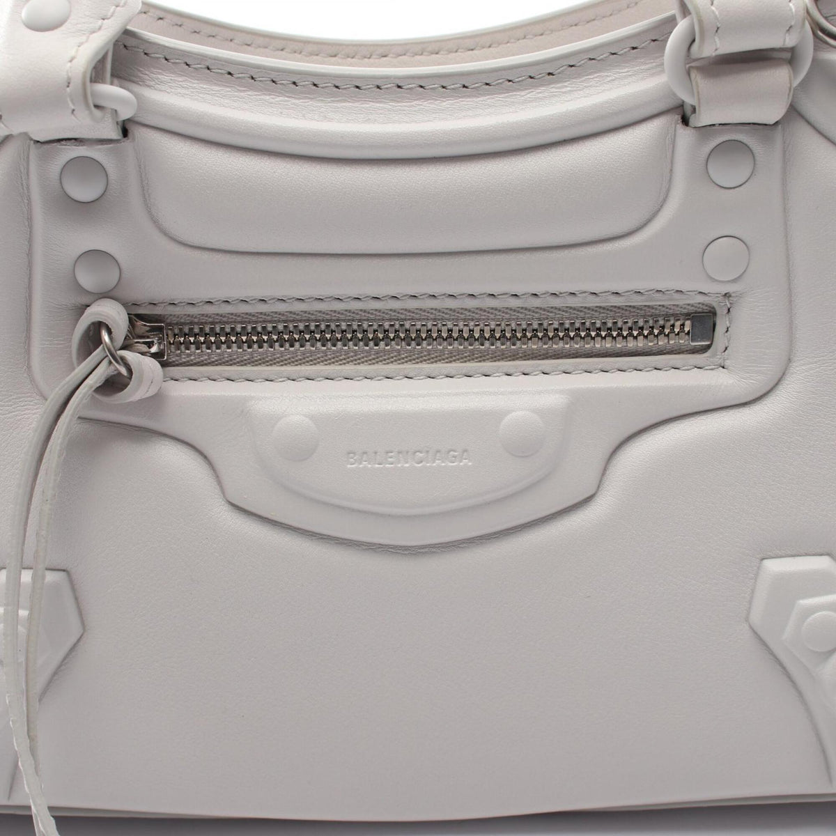 Balenciaga White Leather Handbag (Pre-Owned)