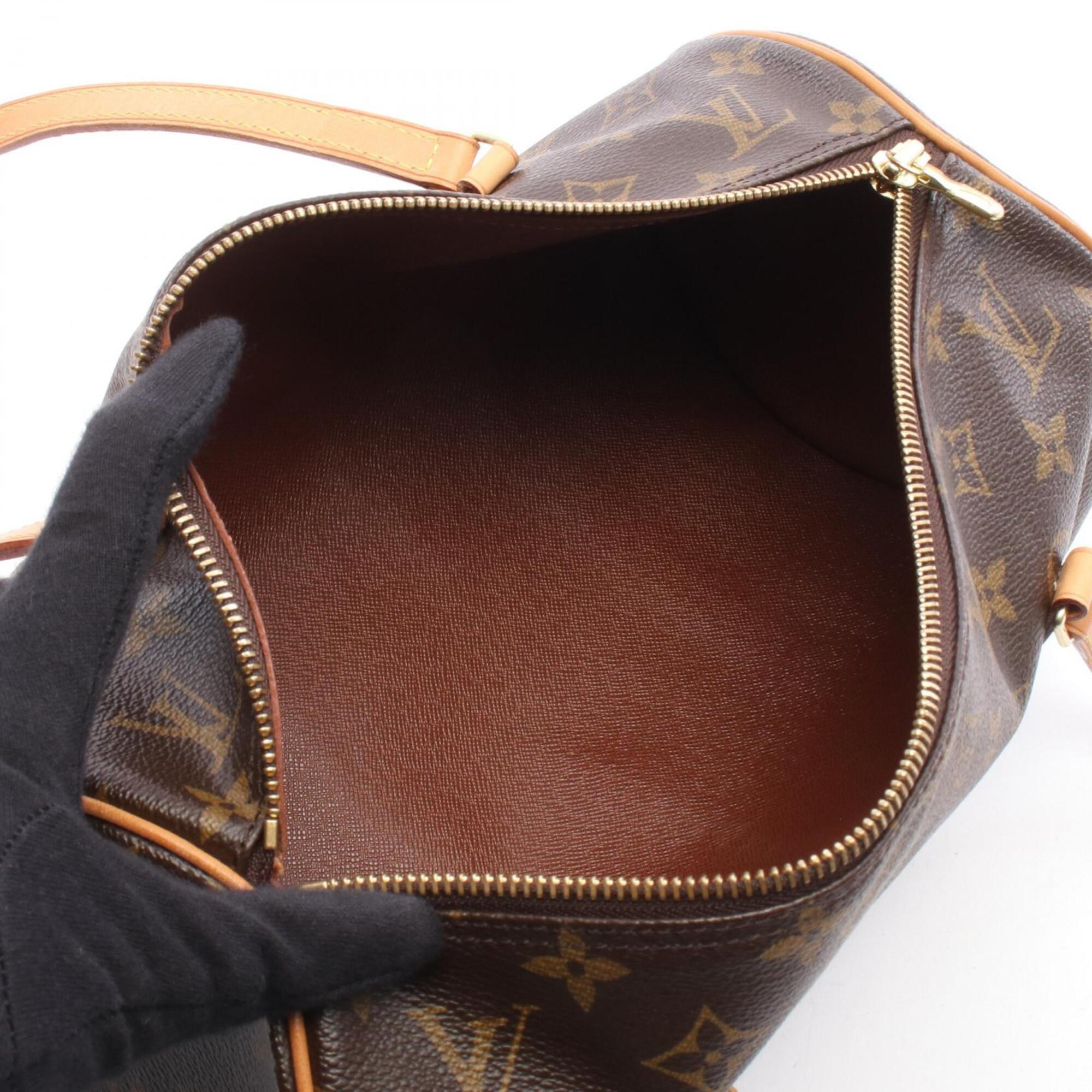 Louis Vuitton Brown Coated Canvas Pvc Monogram Leather Handbag (Pre-Owned)