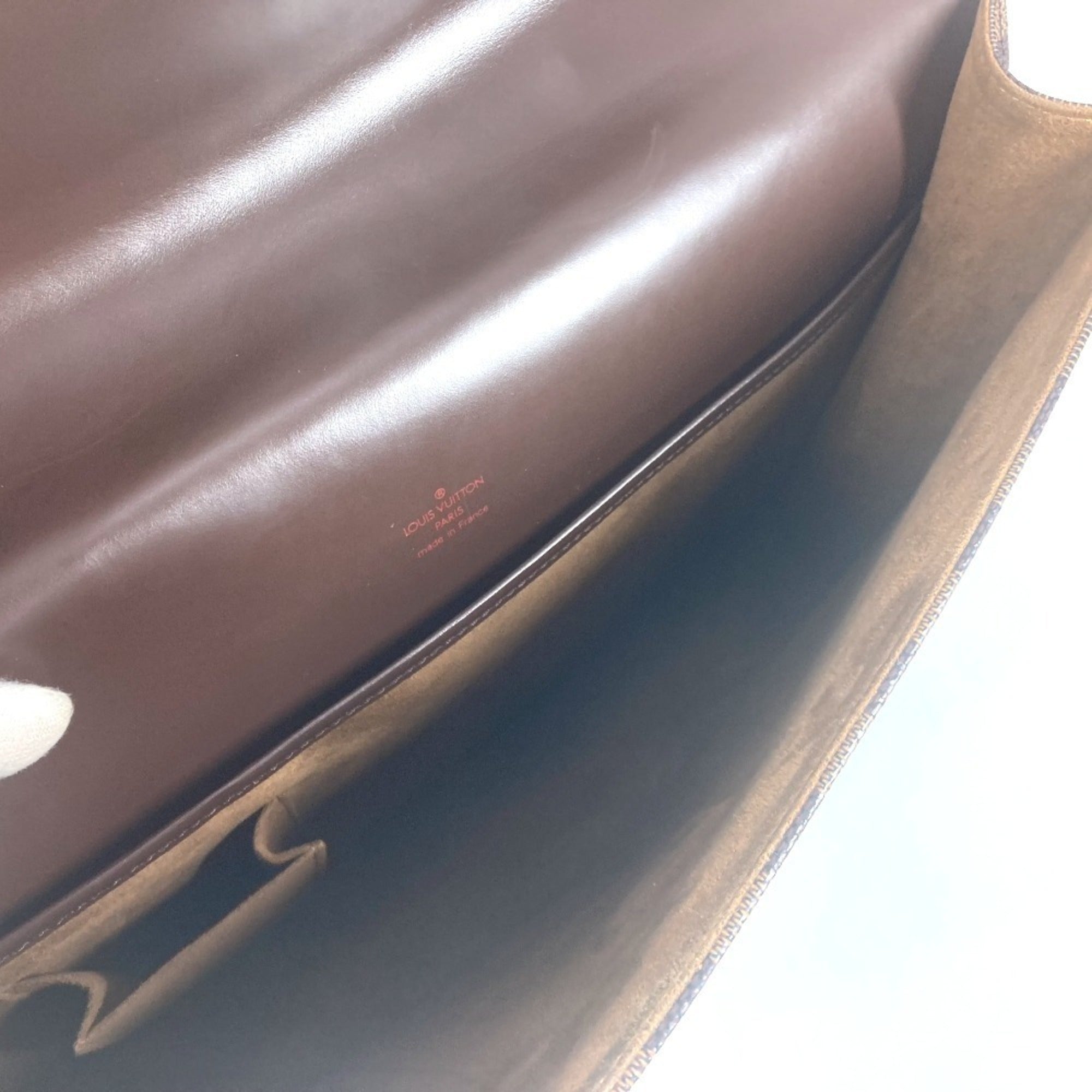 Louis Vuitton Brown Ebene Damier Canvas Briefcase (Pre-Owned)