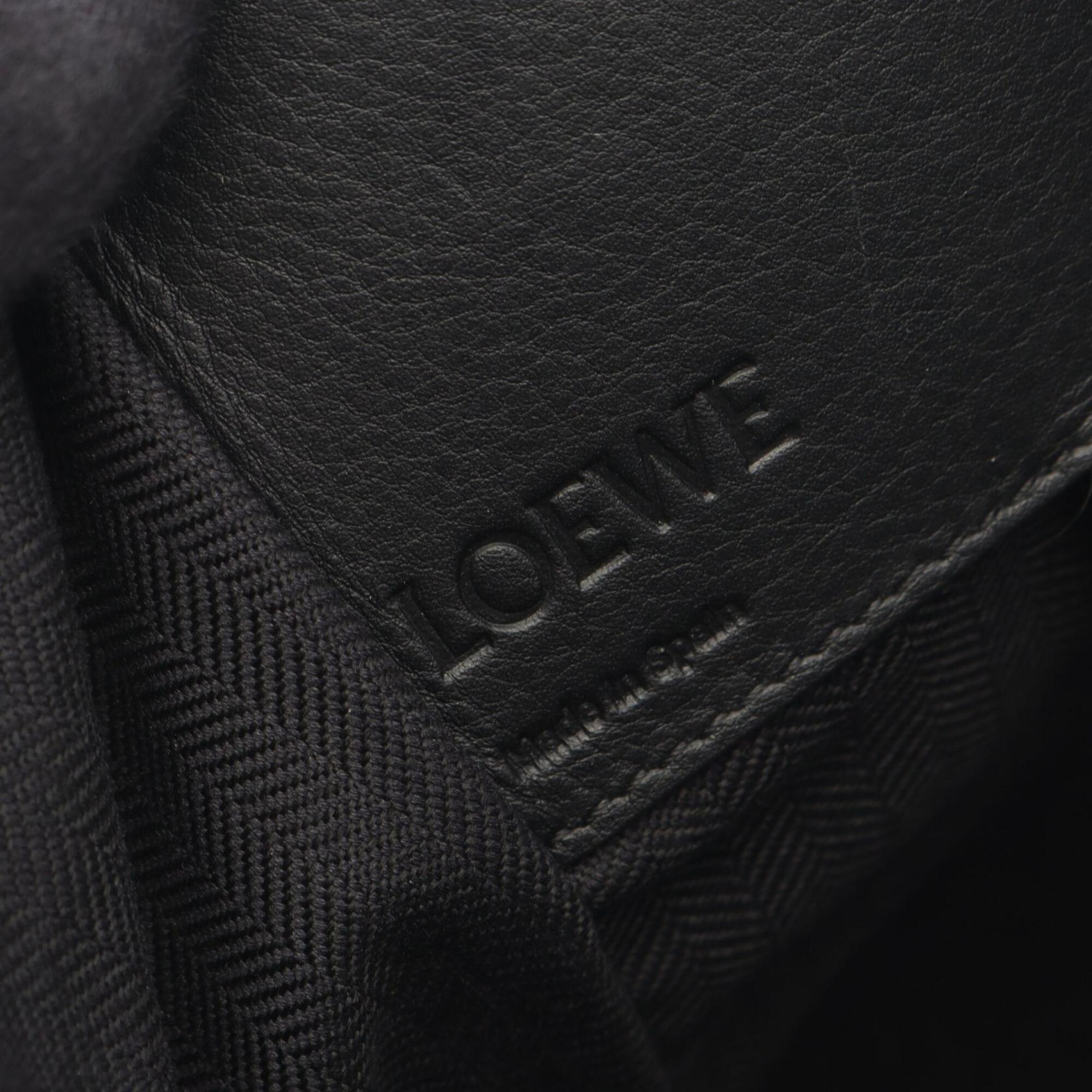 Loewe Hammock Black Leather Handbag (Pre-Owned)